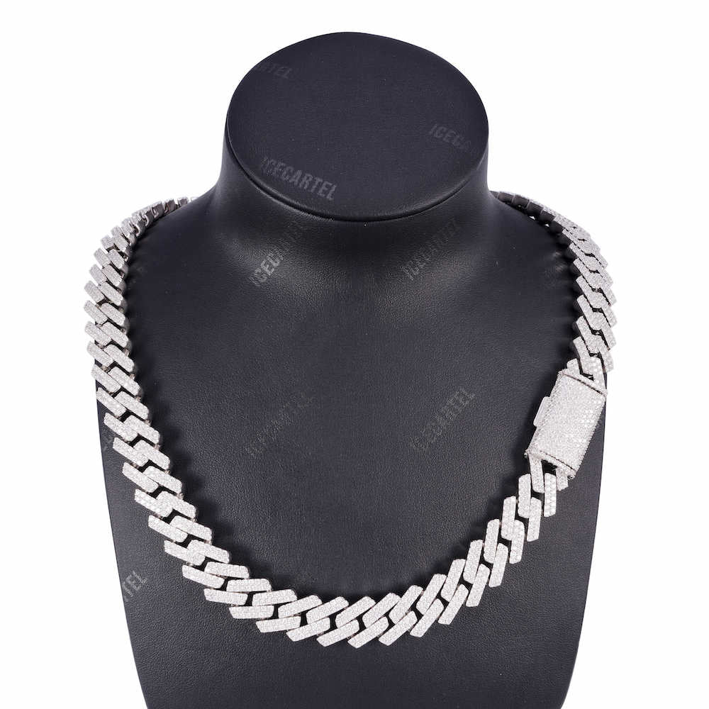 15MM 2-Row Diamond Cuban Chain 14K Solid Gold、mySite、hinf8tx79