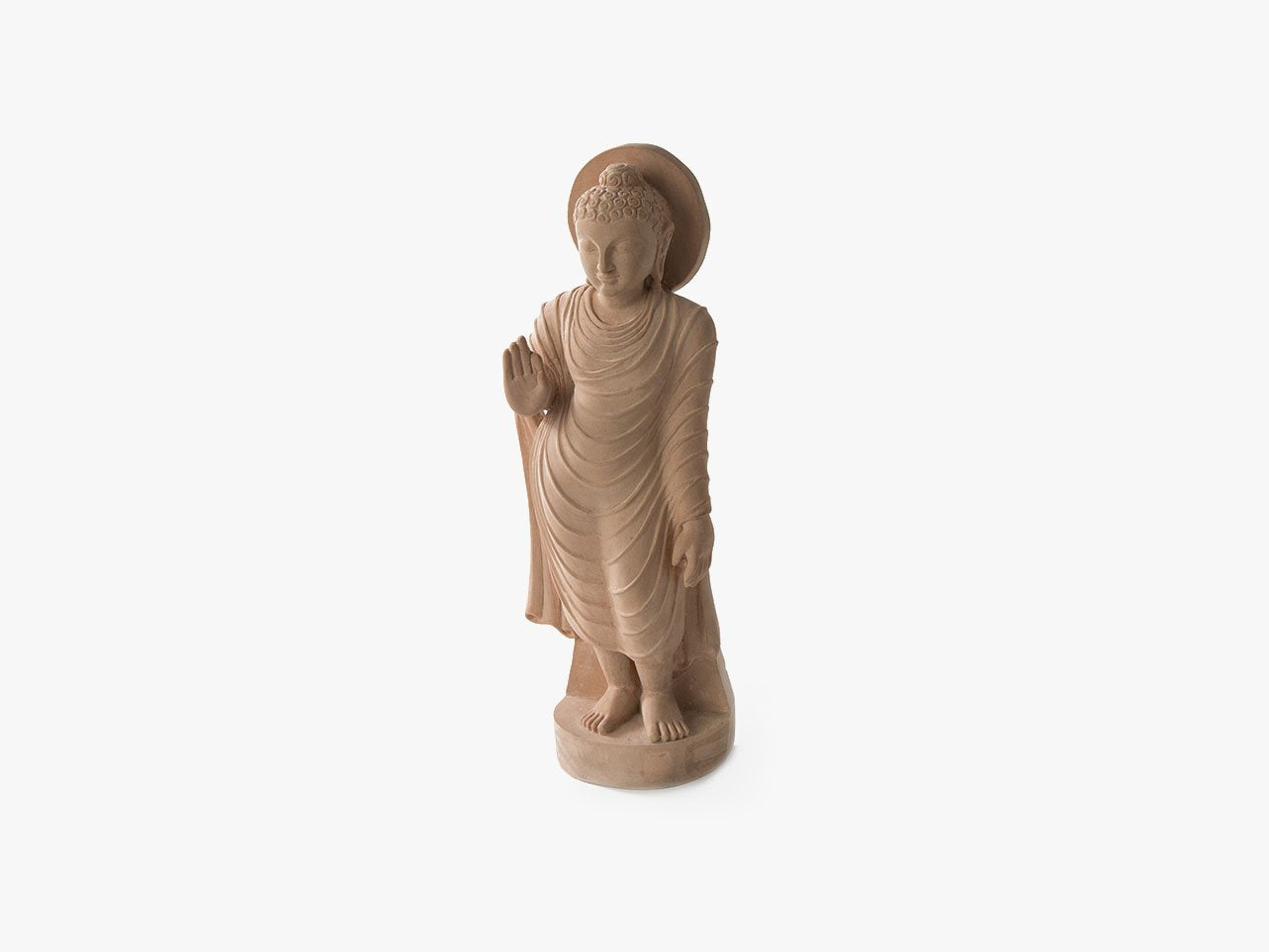 Standing Buddha - Sandstone (Medium, 47cm)、mySite、topwebapps