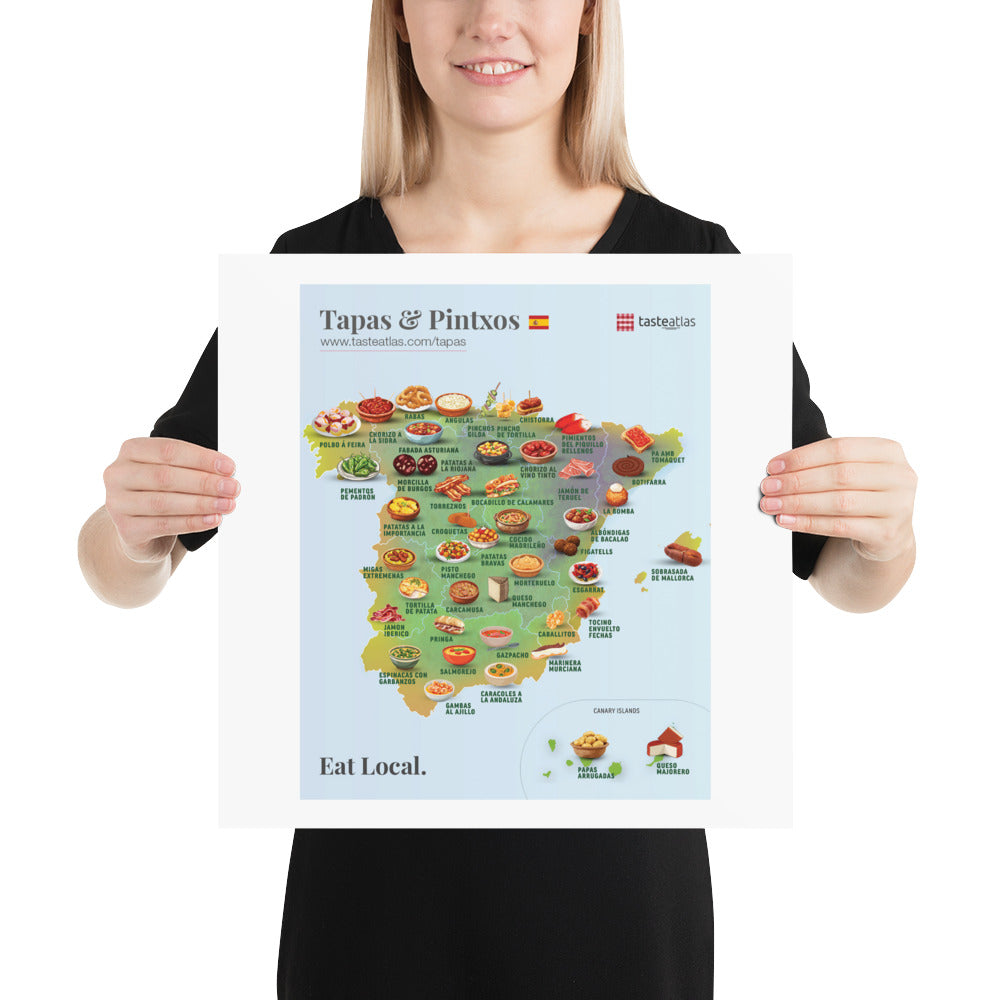 Tapas & Pintxos Poster (in)、mySite、camillekostekn