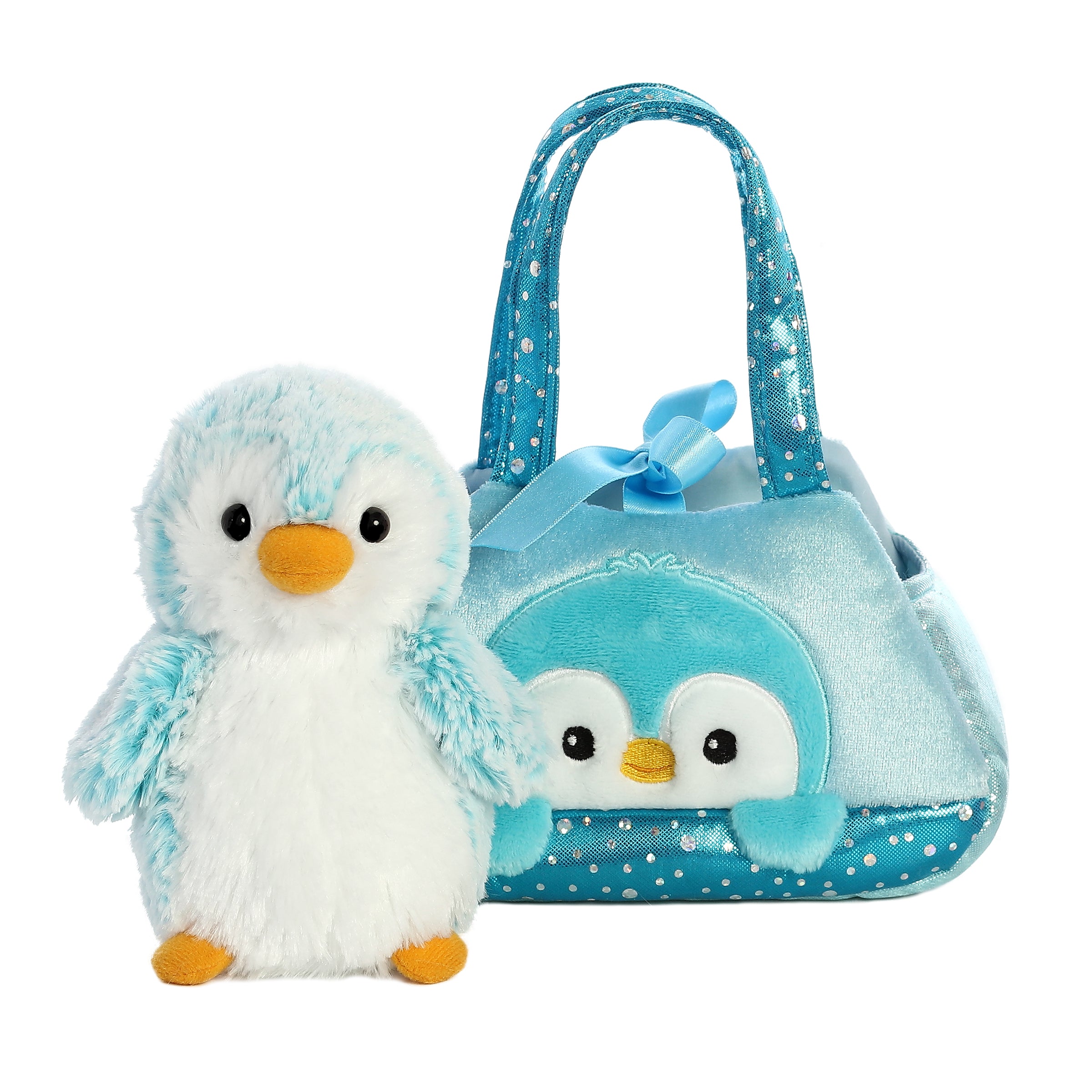 Aurora® - Fancy Pals™ - 7 PomPom Penguin - Blue、mySite、g9winljtr