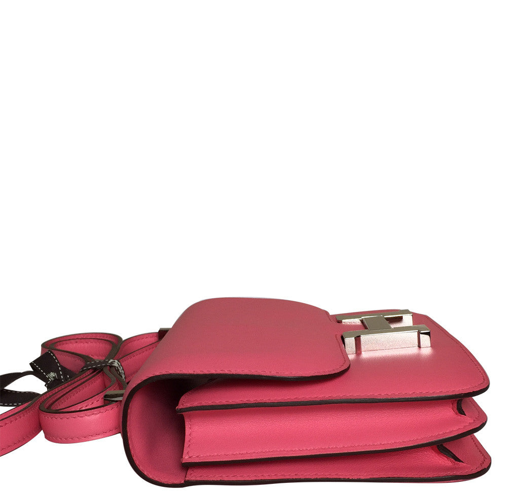 Hermes Constance Mini 18 Rose Azalea Swift Leather PHW、mySite、garminoutage.com