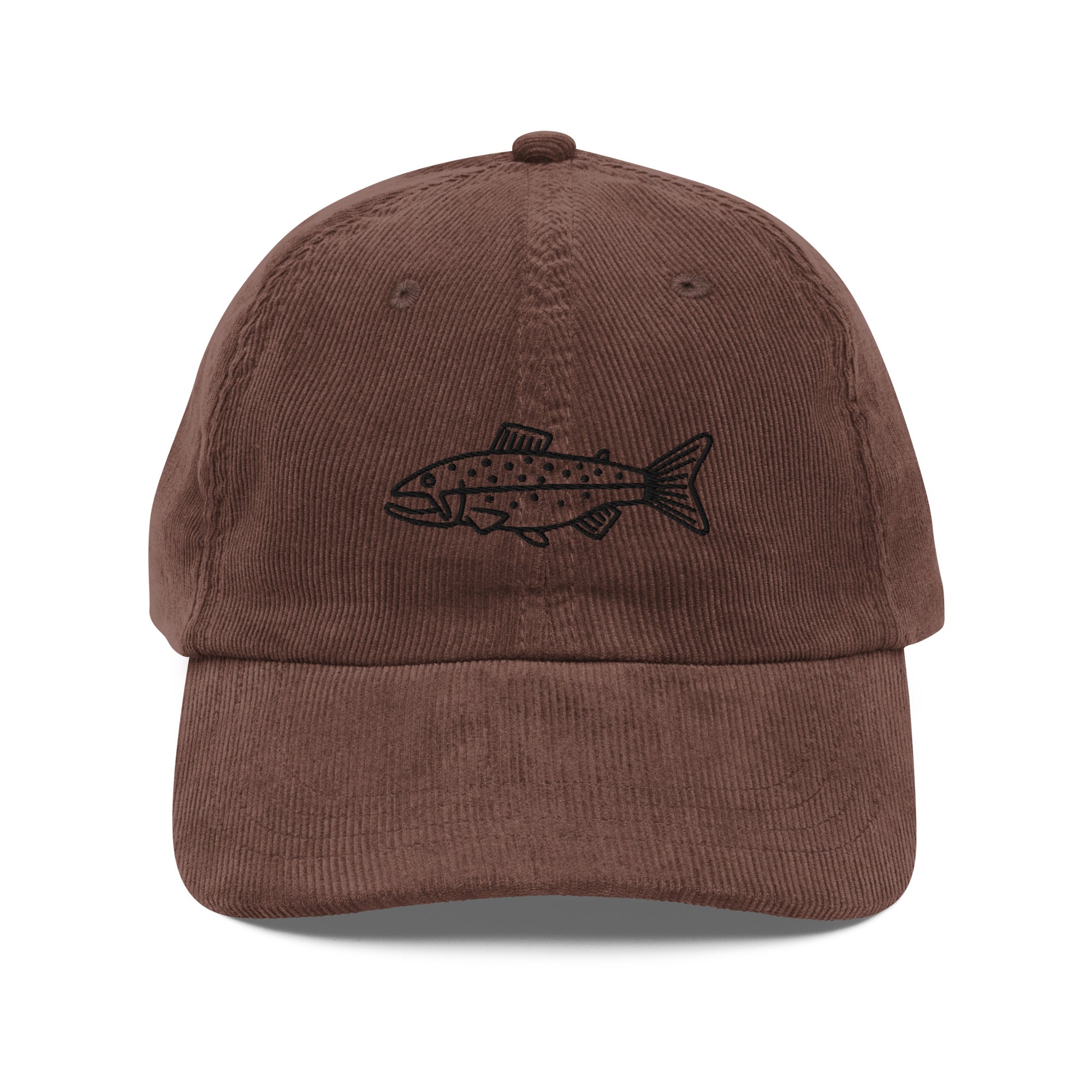 Trout Doodle Vintage Corduroy Hat、mySite、solidvoid