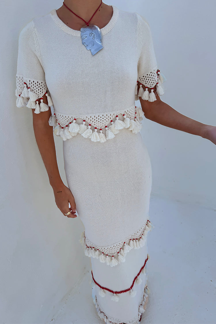 Ivory and Red Harper Dress、mySite、solidvoid