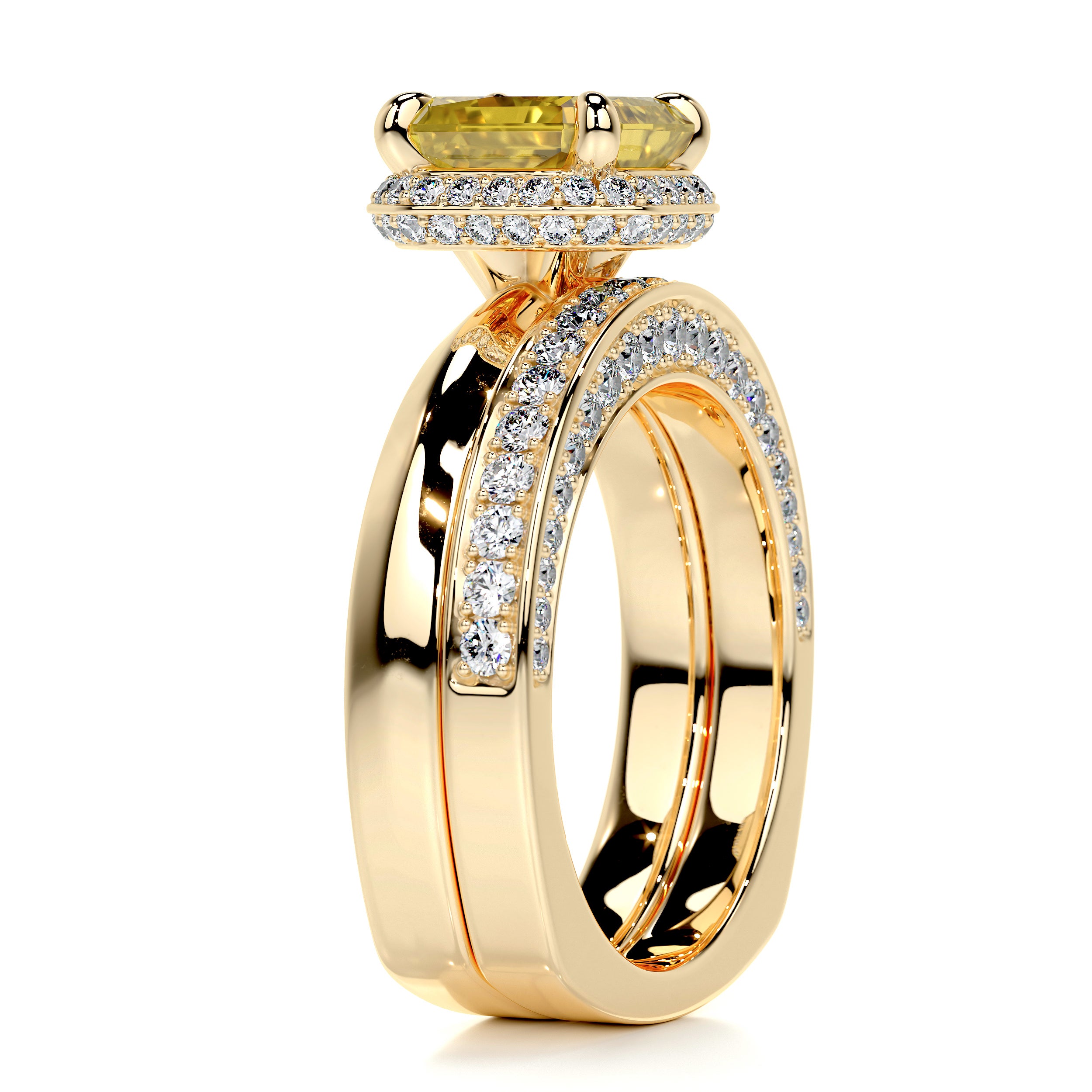 Zuri Diamond Bridal Set - 18K Yellow Gold、mySite、hinf8tx79