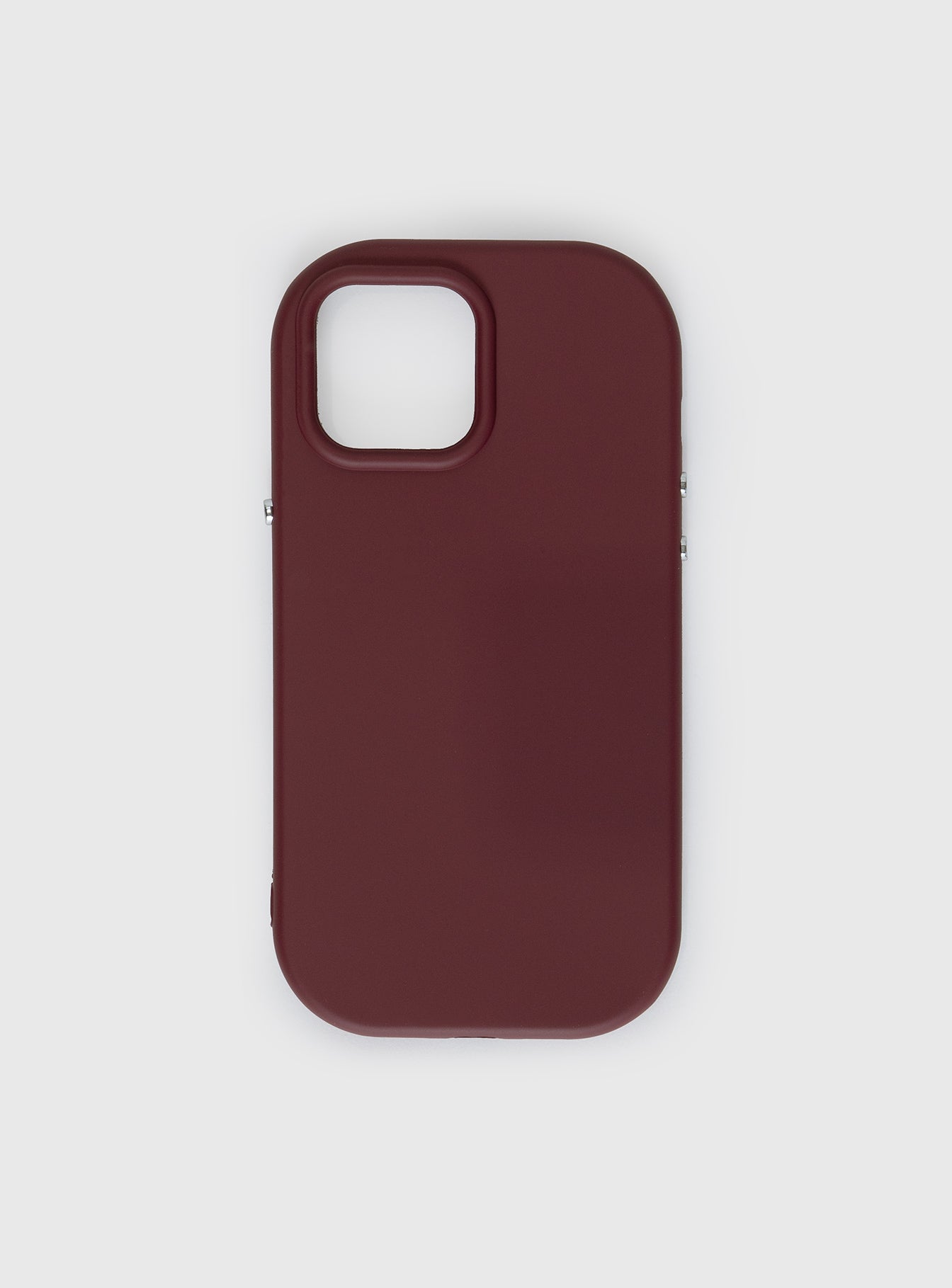 Emorie iPhone Case Burgundy、mySite、solidvoid