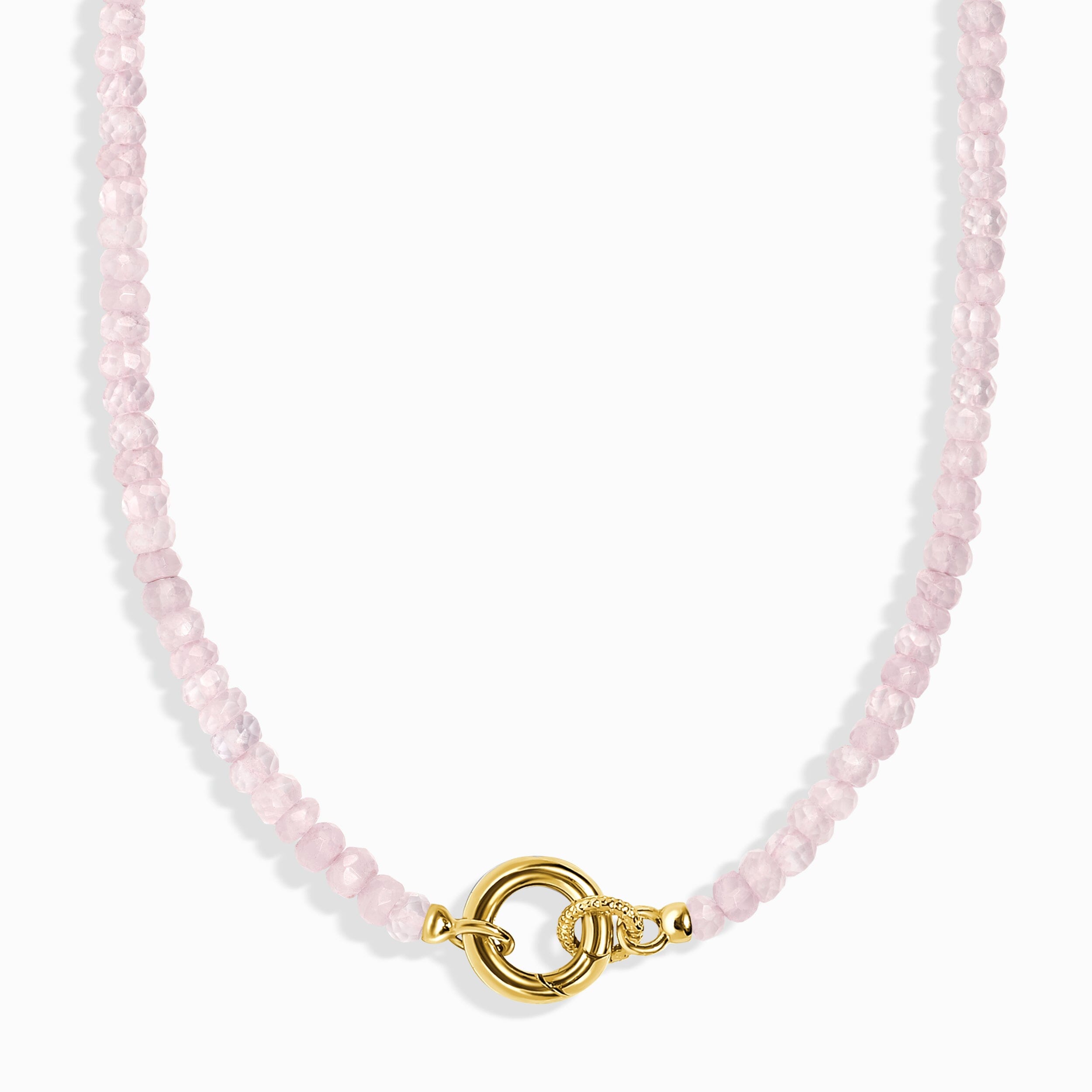 Rose Quartz Beads Necklace - Spirit Link Dotted、mySite、hinf8tx79