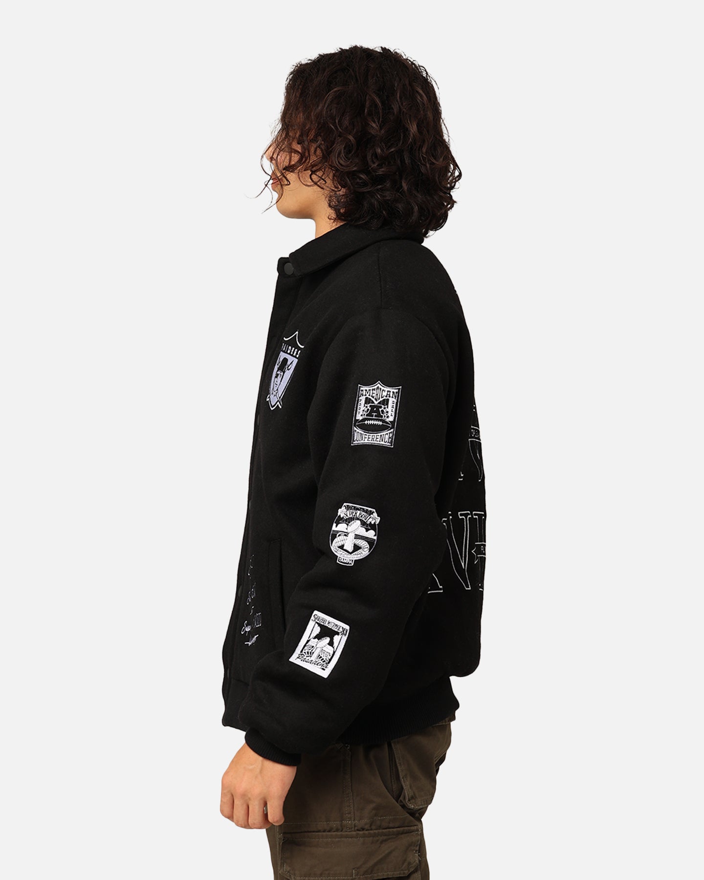 Mitchell & Ness Las Vegas Raiders Super Bowl Champs Jacket Black、mySite、zt4zffjzw