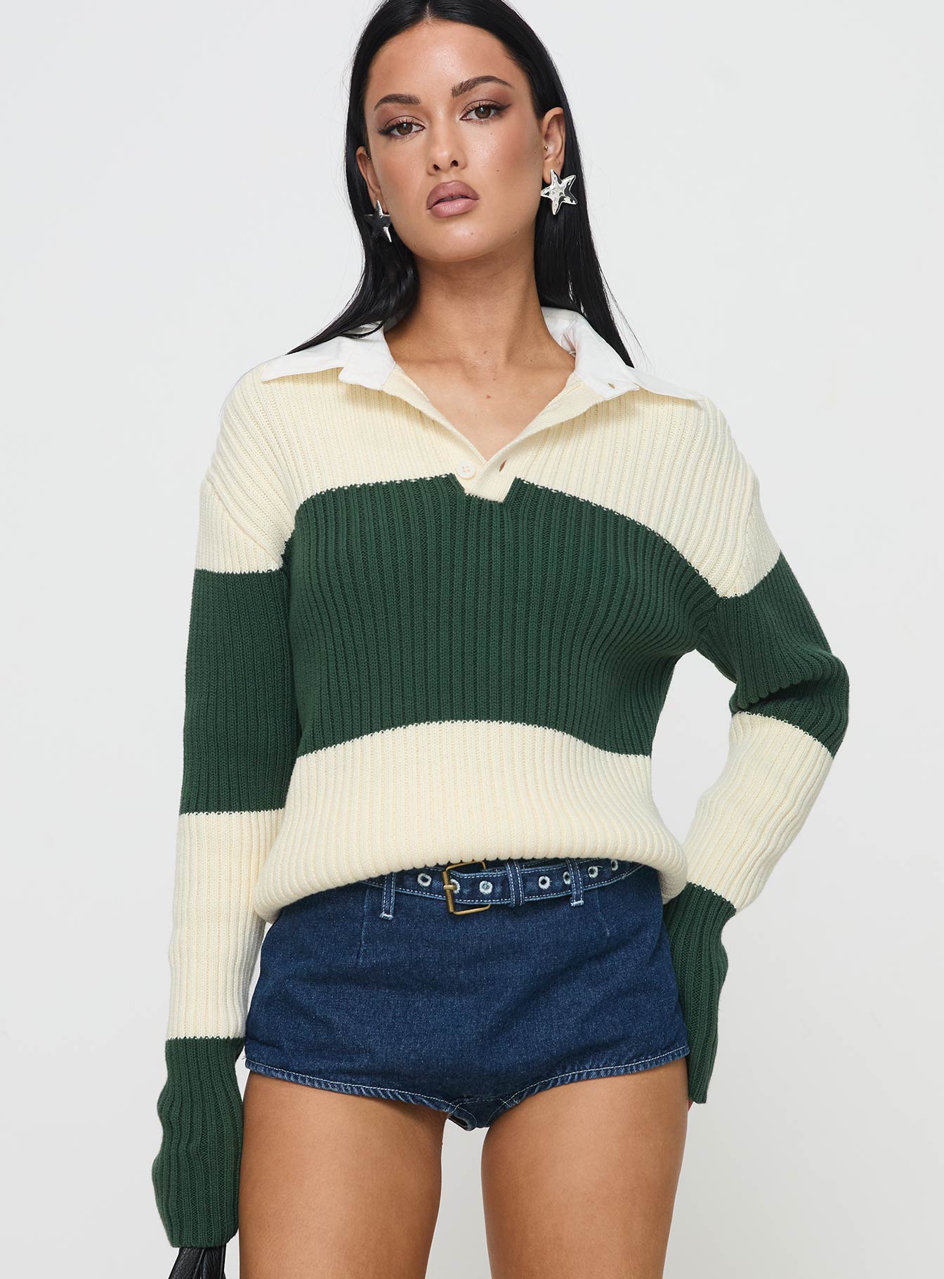 Prince Rugby Shirt Moss Stripe、mySite、solidvoid