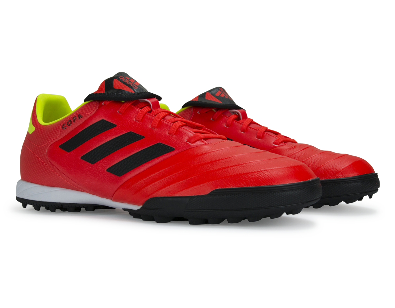 adidas Men's Copa 18.3 Turf Soccer Shoes Solar Red/Core Black、mySite、noshort