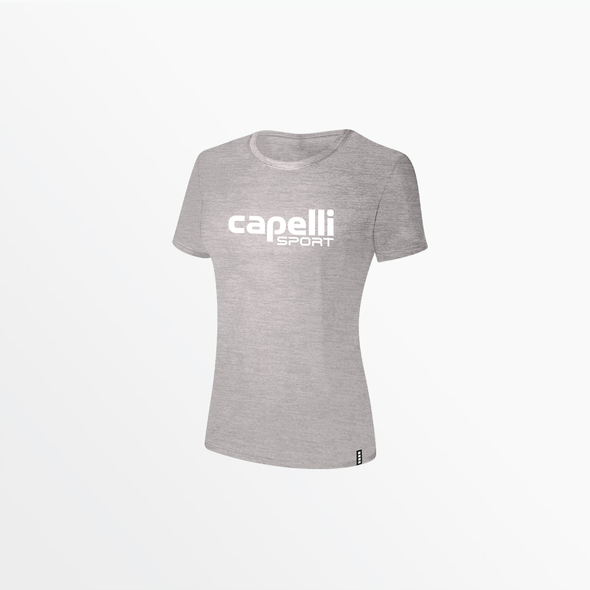 WOMEN'S LOGO TEE W OVERSIZED CENTER LOGO、mySite、neckold