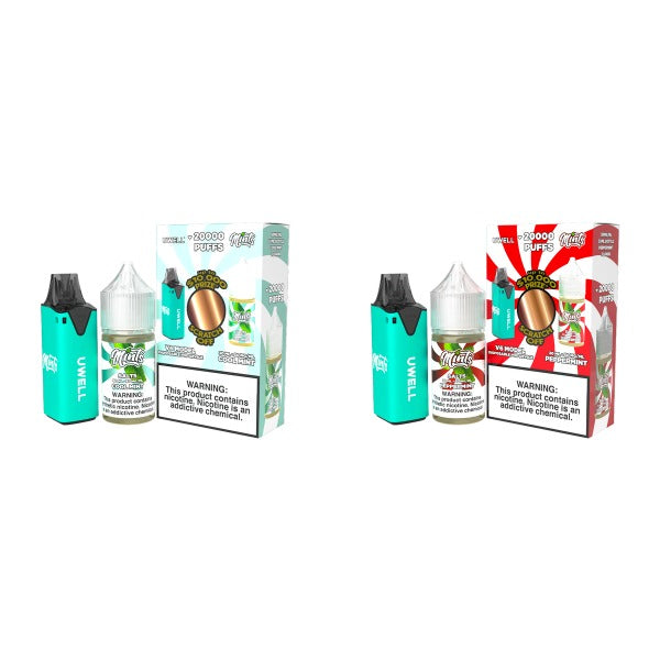 Uwell V6 Pod Kit + Mints Salt 30mL Bundle、mySite、zt4zffjzw