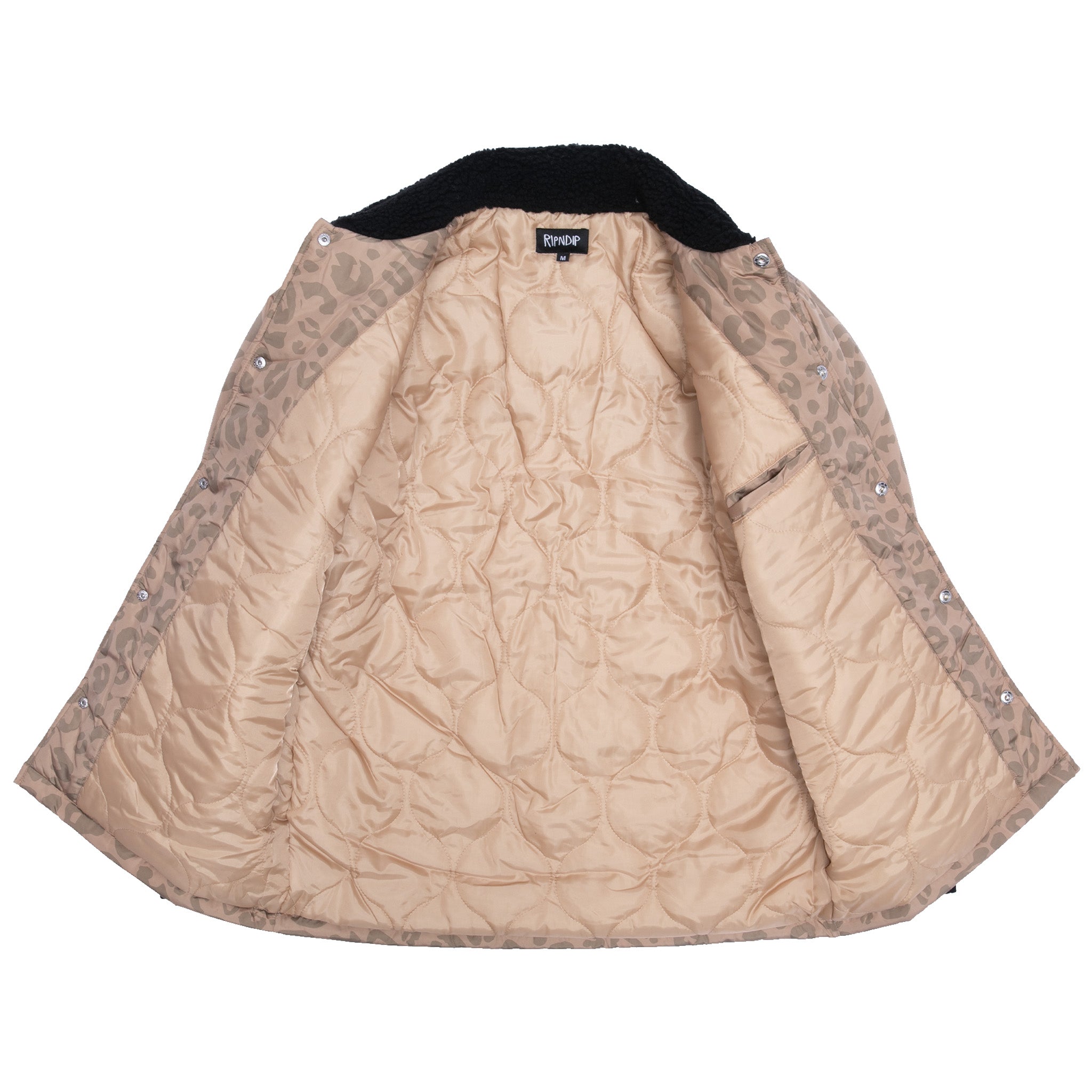  Spotted Button Down Jacket (Tan)、mySite、merchandisen