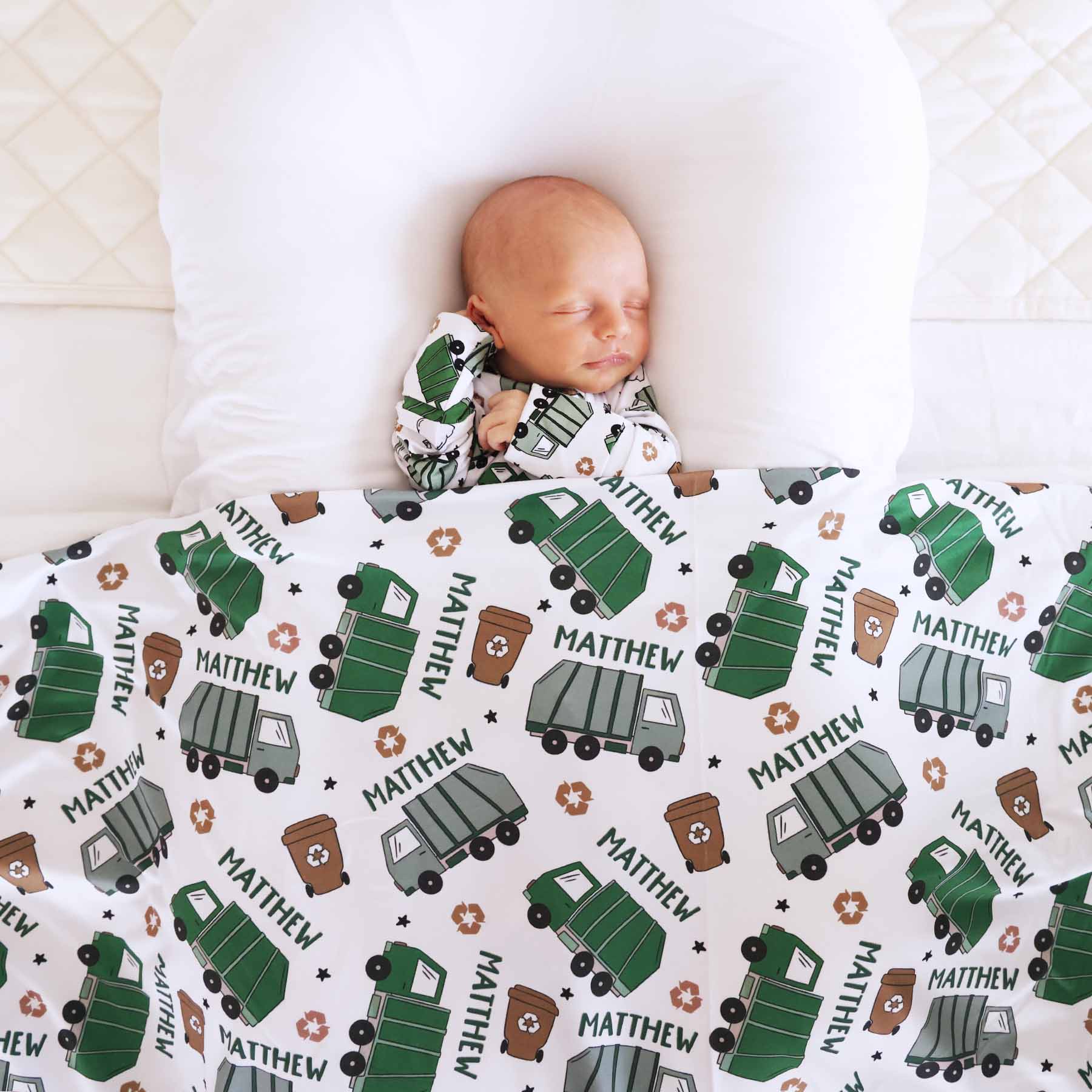  Clean Up Crew Personalized Swaddle Blanket、mySite、layawaytickets