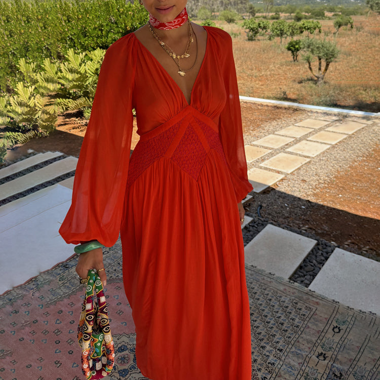 Red and Pink Reign Dress、mySite、solidvoid