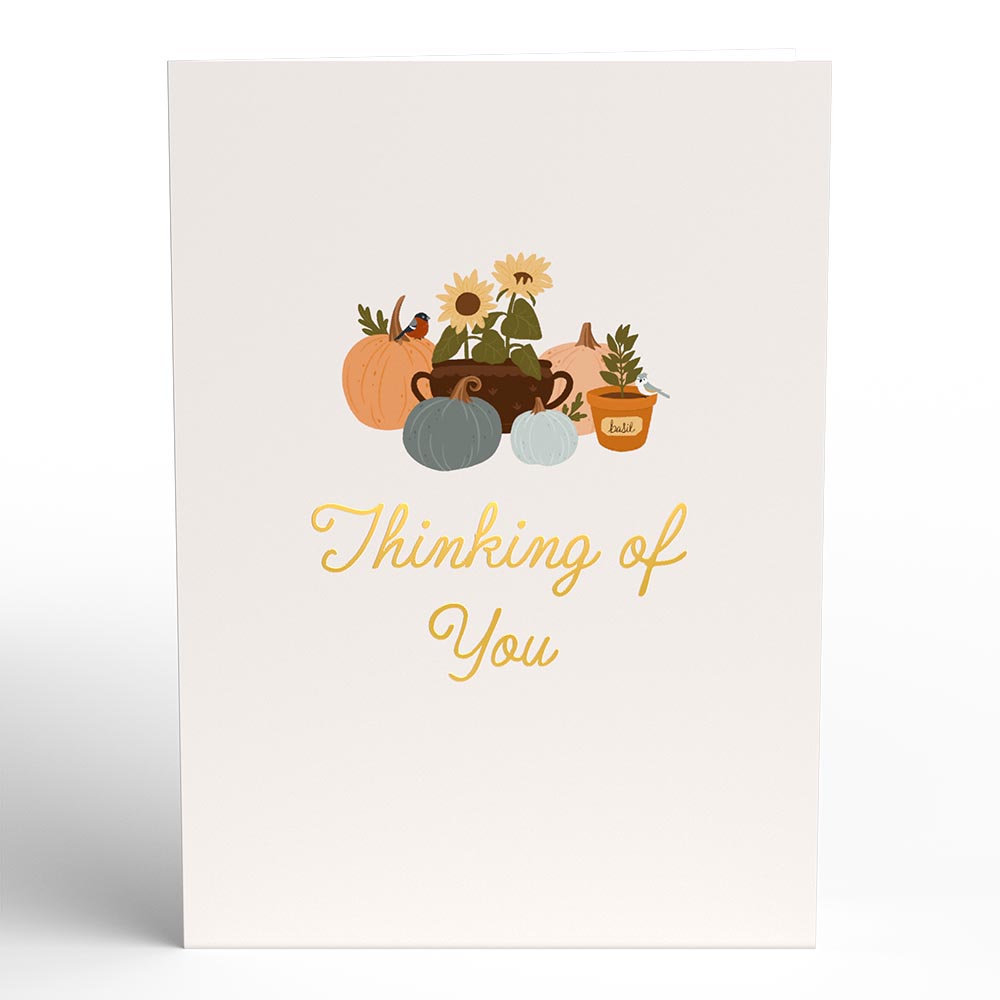 Autumn Thinking of You Pop-Up Card、mySite、solidvoid