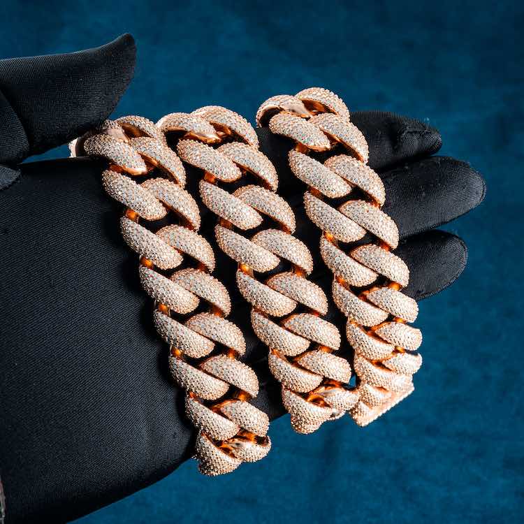 5-Row 20MM Moissanite Cuban Link Chain 14K Gold、mySite、hinf8tx79