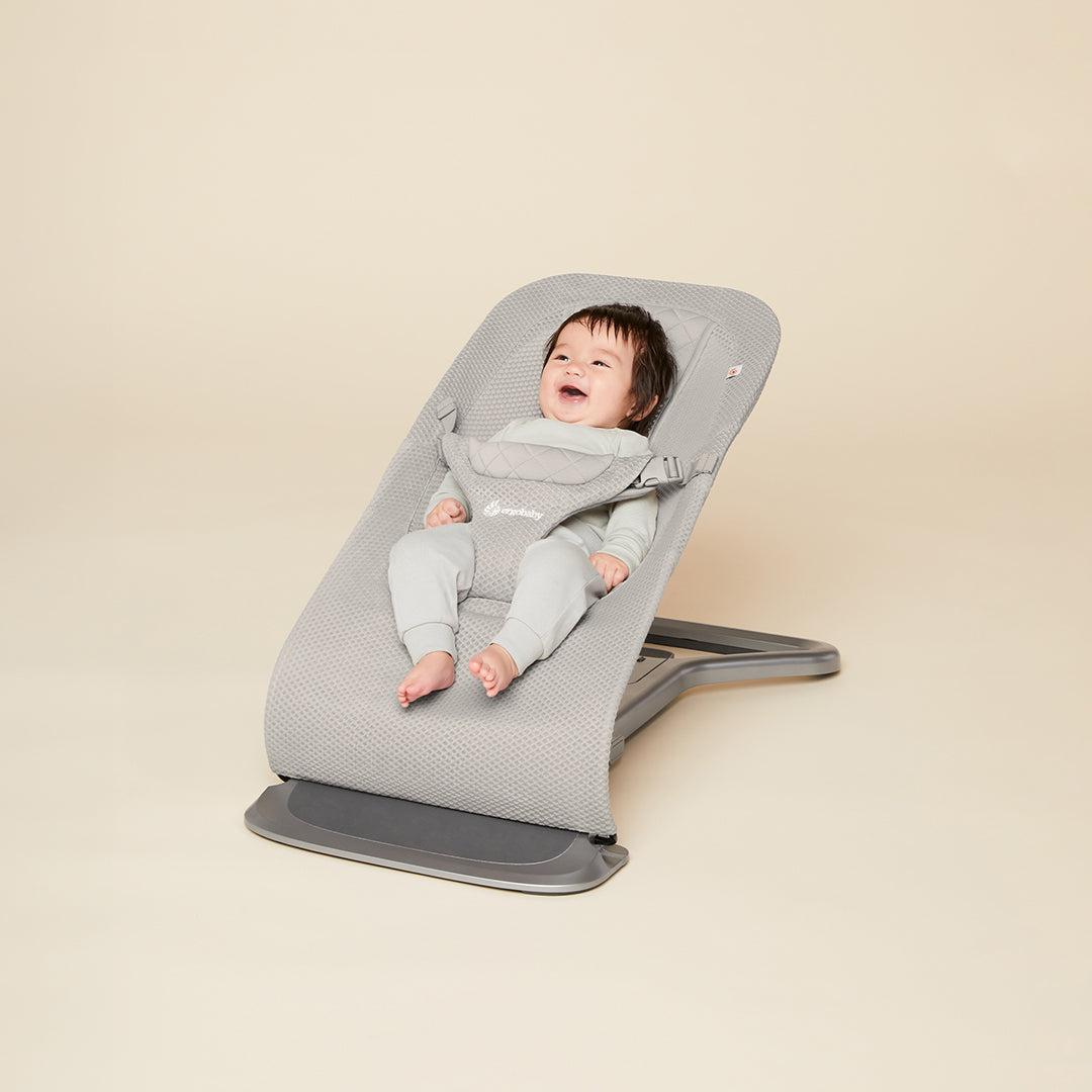  Ergobaby Evolve Mesh Baby Bouncer - Light Grey、mySite、merchandisen