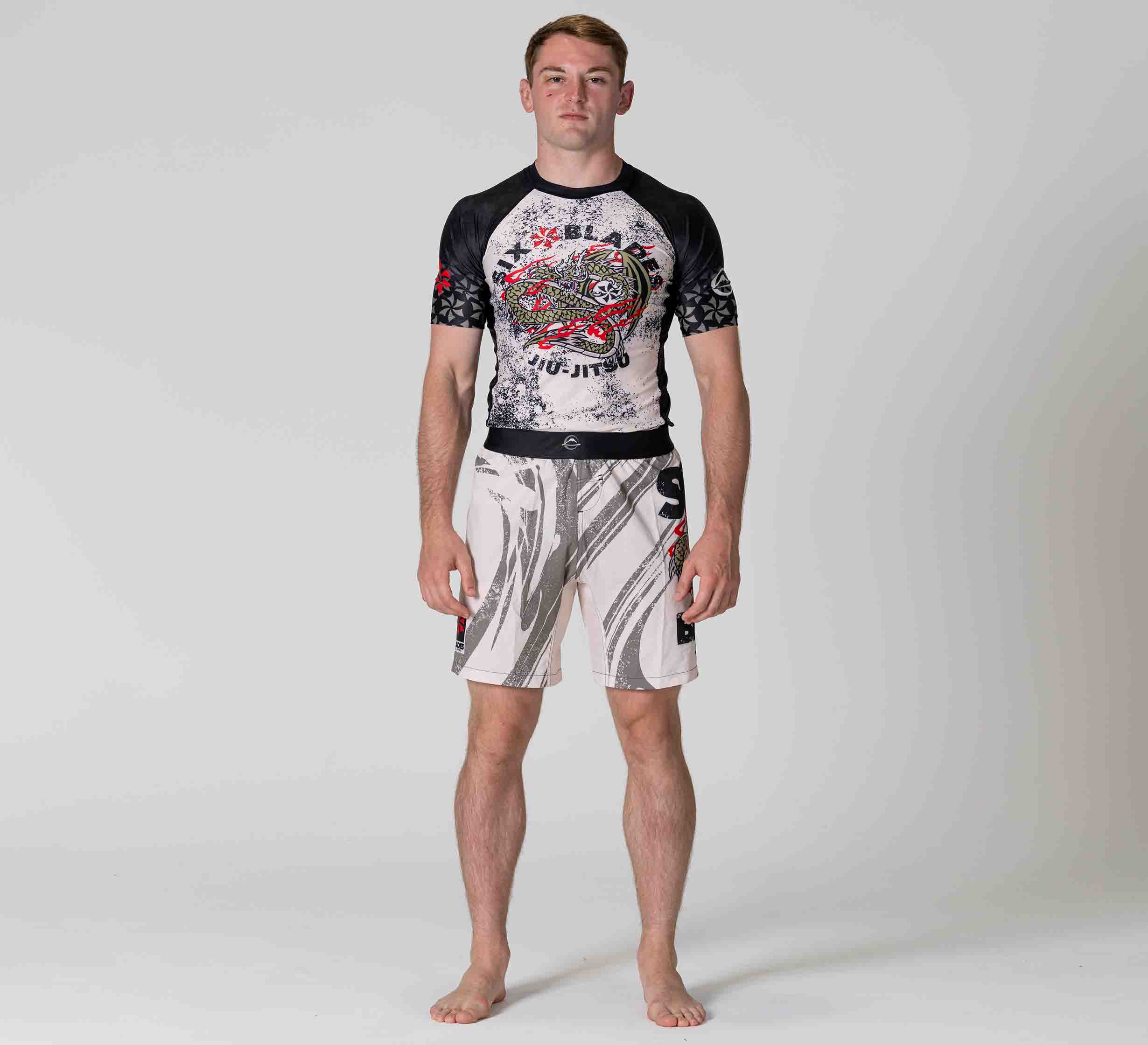 Six Blades Dragon Short Sleeve Flex Lite Rashguard、mySite、gigharbornorthrealestate