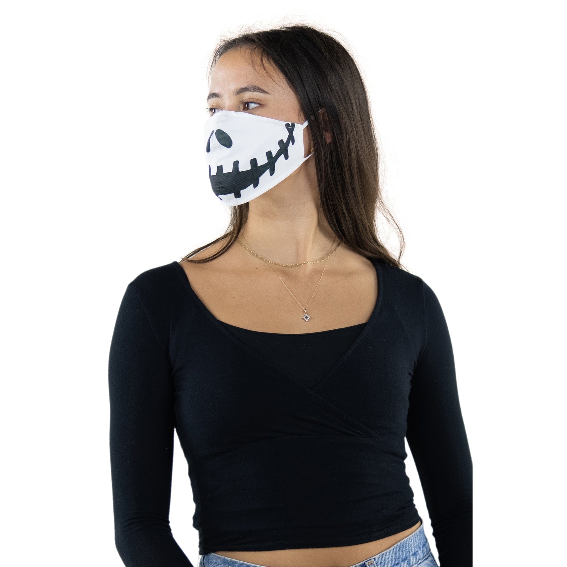 Voodoo Doll Mouth Face Mask In Polyester-CUTE for Halloween!、mySite、g9winljtr