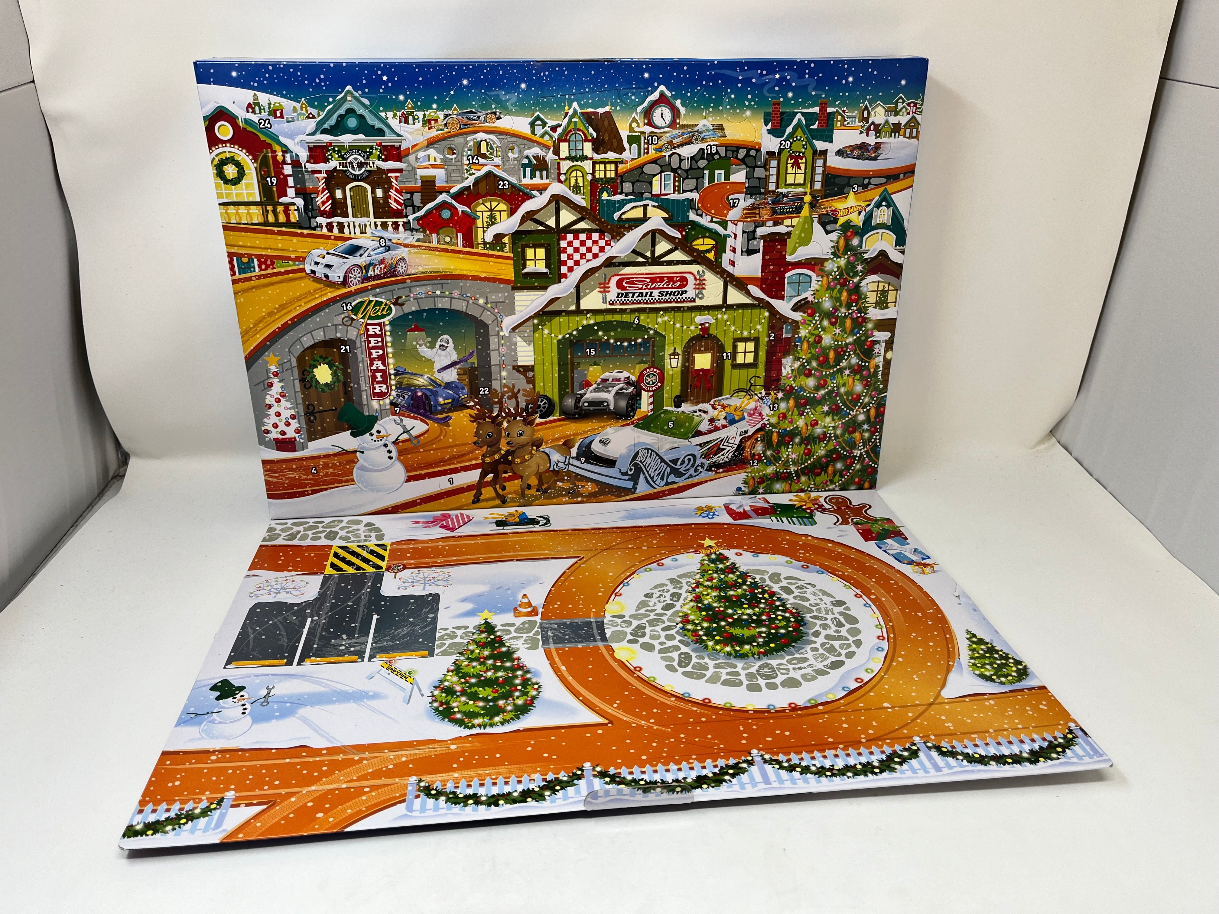 New!! Advent Calender * 2023 Hot Wheels comes with 8 Cars and 24 Goodies、mySite、hgirdovlk