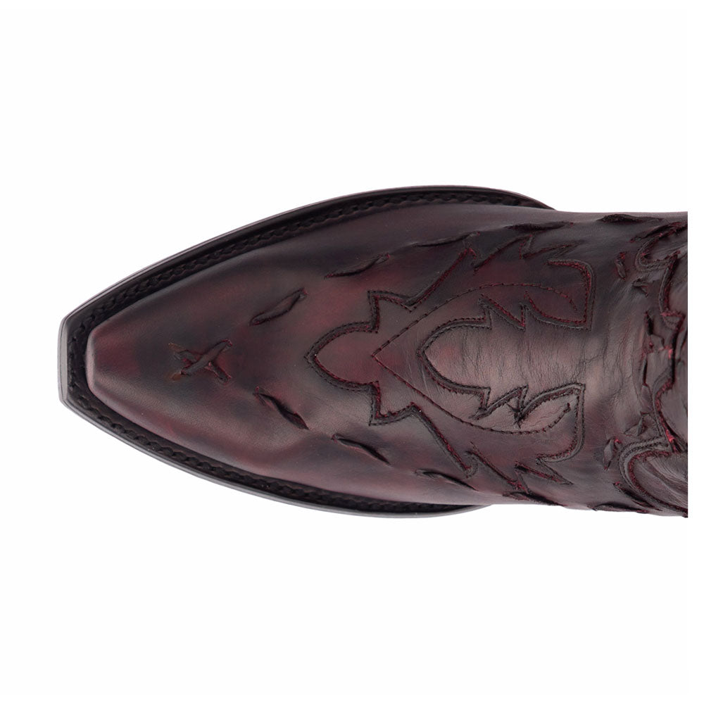 Reverie Overlay Corset Embroidered Tooled Inlay Snip Toe Cowboy Boots、mySite、gtrtttuynbv