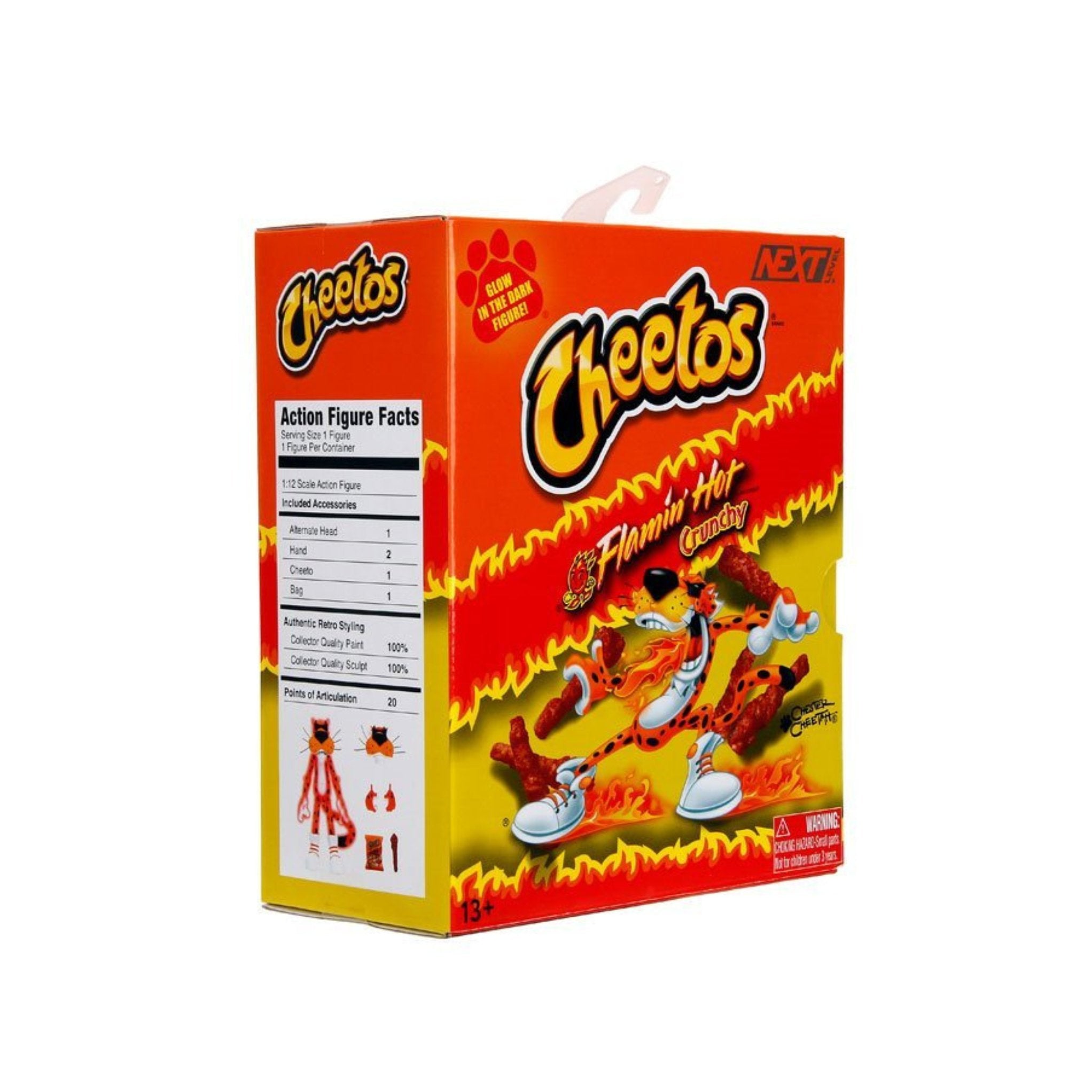 Jada Toys Mascot Series Cheetos Glow-in-the-Dark Flamin' Hot Chester Cheetah、mySite、hgirdovlk