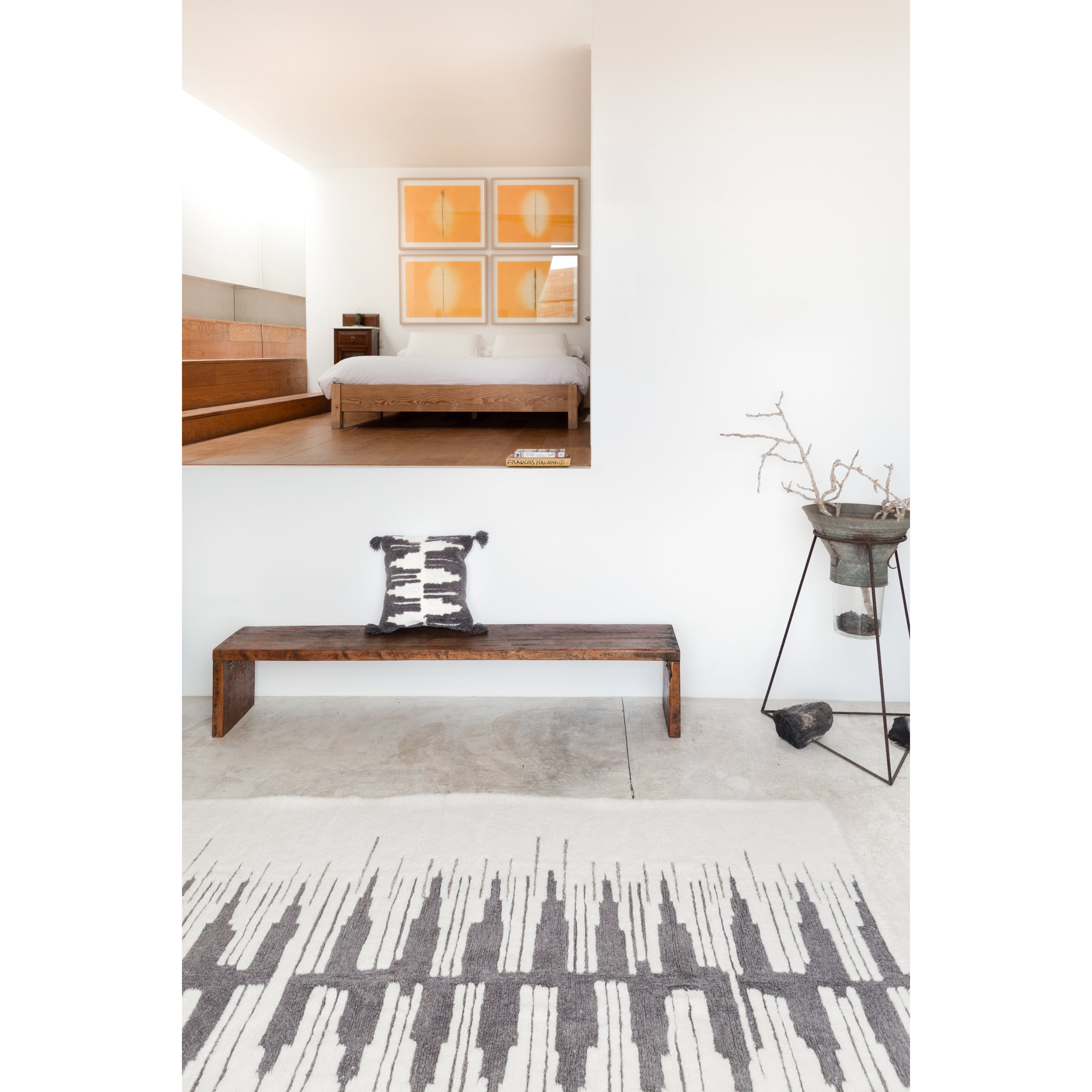 Nomad Zagros Charcoal Natural Cushion、mySite、gigharbornorthrealestate