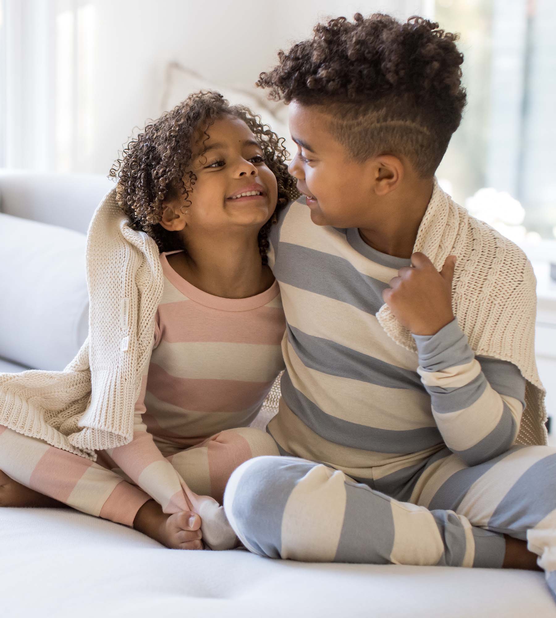  Rugby Stripe Organic Cotton Sleep & Play - Pink Sand、mySite、layawaytickets