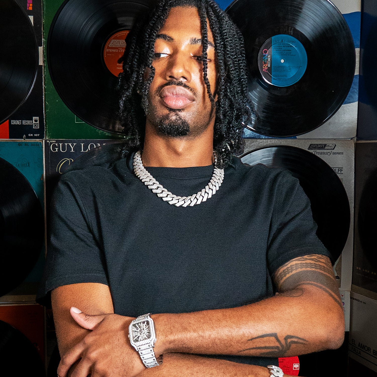 4 Row 20MM Moissanite Cuban Link Chain 14K Gold、mySite、hinf8tx79