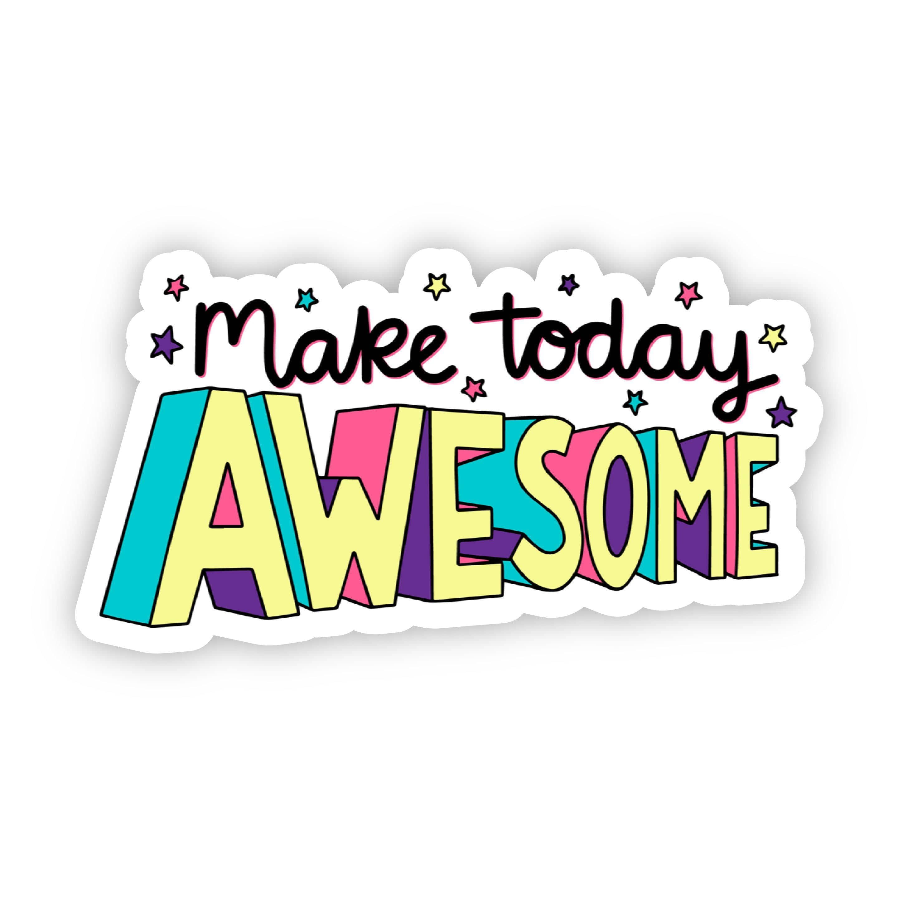  Make Today Awesome Lettering Sticker、mySite、elrpsem3k