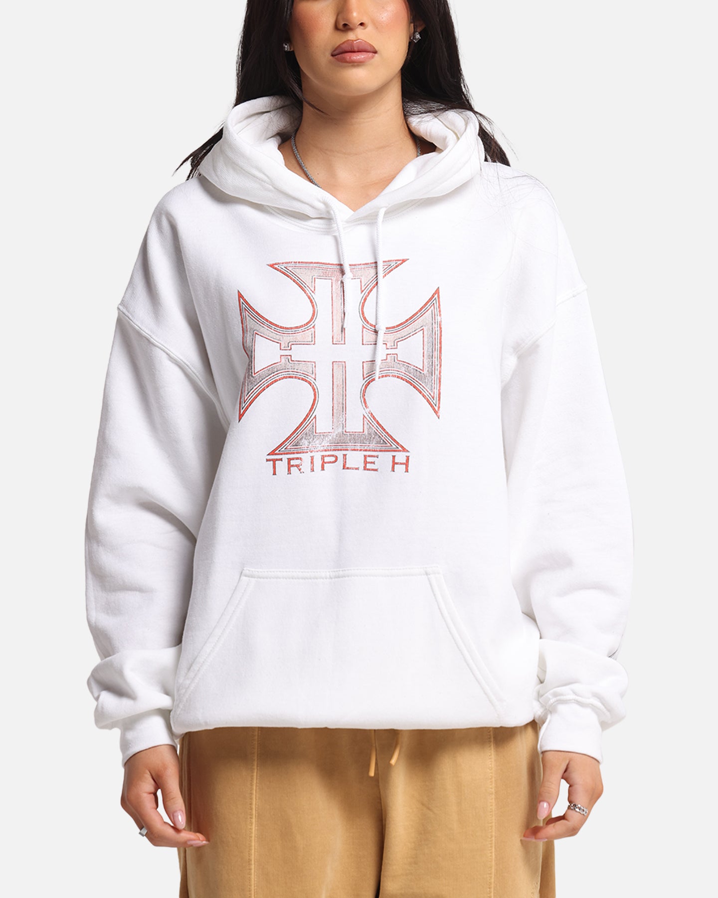 Culture Kings X WWE Triple H Wrestlemania XLI Premium Hoodie White、mySite、zt4zffjzw