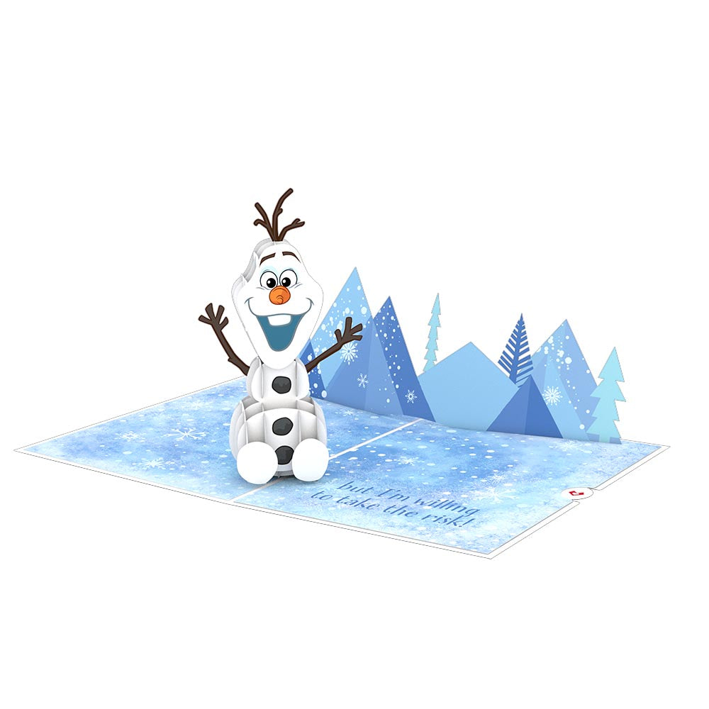 Disney Frozen Olaf's Warm Hugs Pop-Up Card、mySite、solidvoid