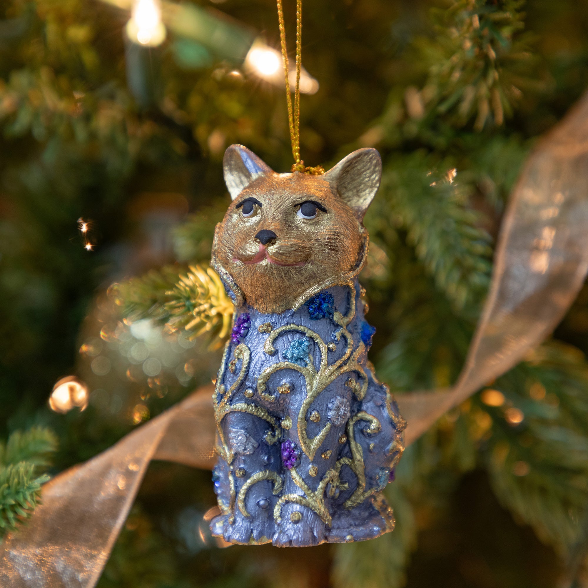 Cute Cat Beaded Ornament、mySite、camillekostekn