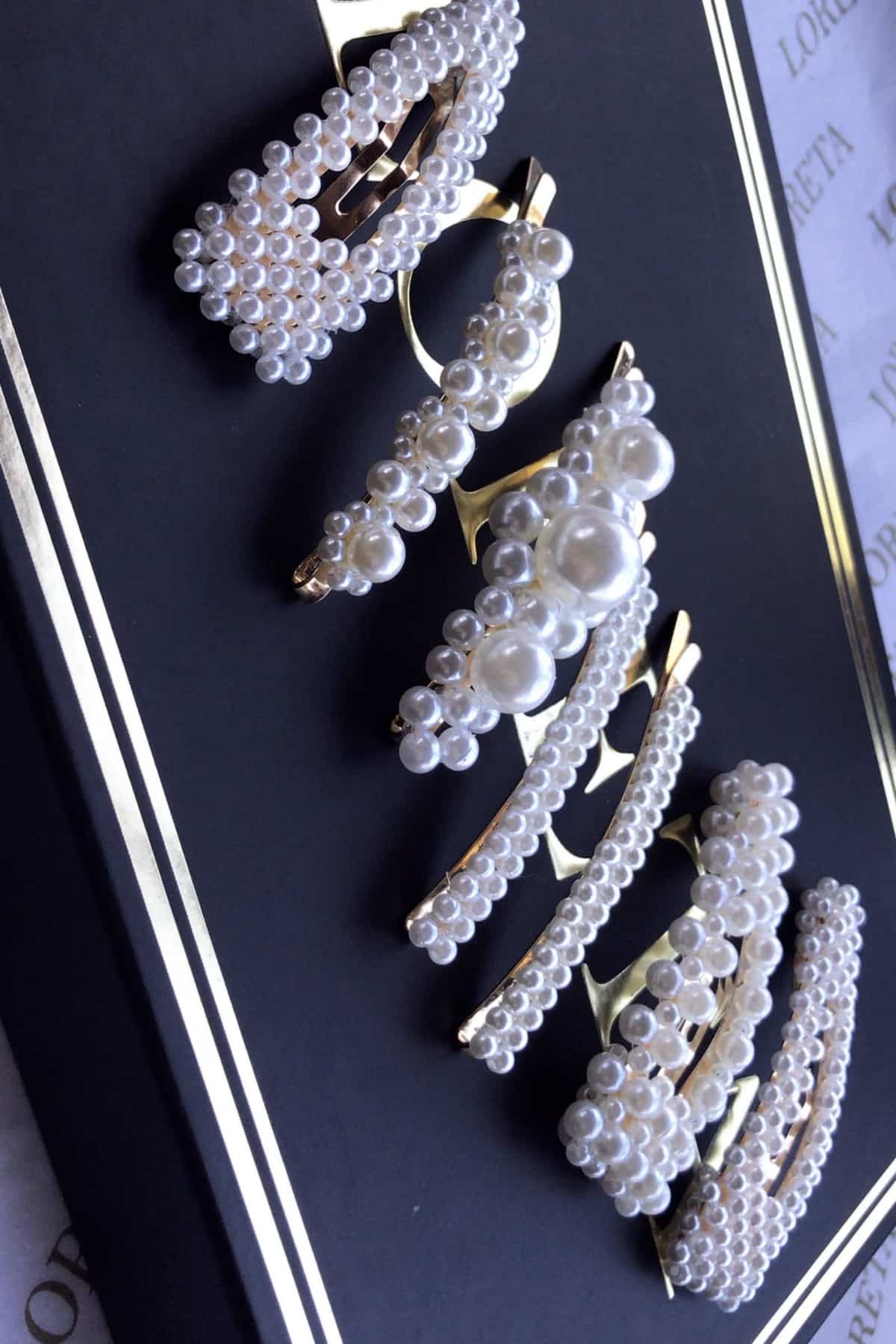  Pearl Hair Pin Clip Set (7pcs)、mySite、merchandisen