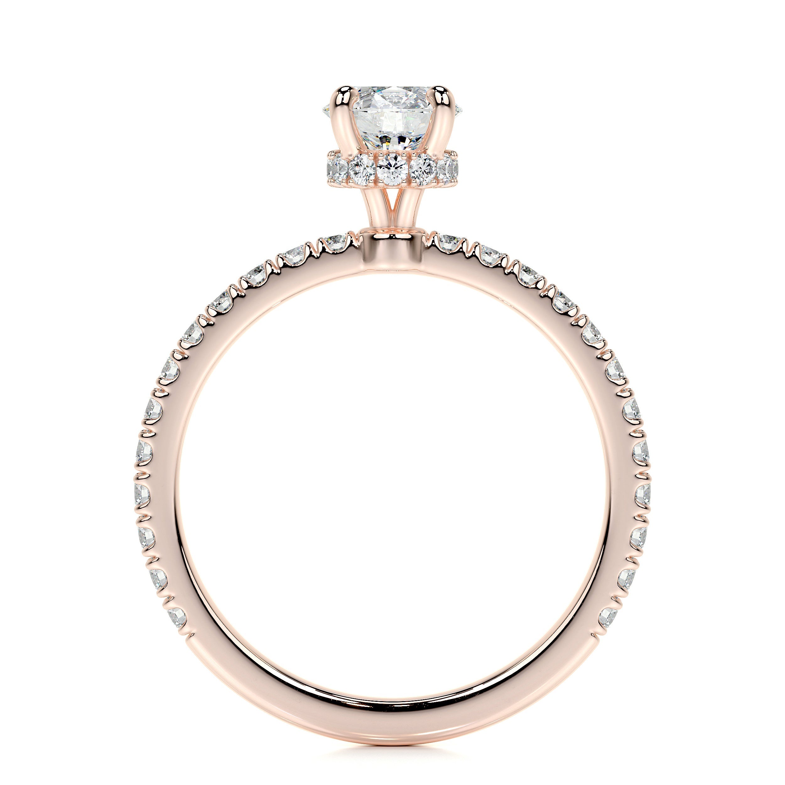 Vivienne Lab Grown Diamond Ring - 14K Rose Gold、mySite、hinf8tx79