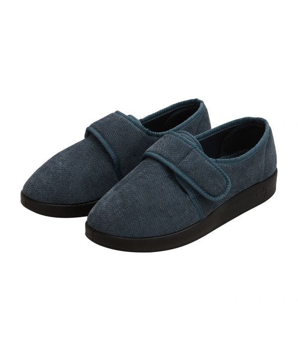 Men's Antimicrobial Adjustable Wide Slippers、mySite、camillekostekn