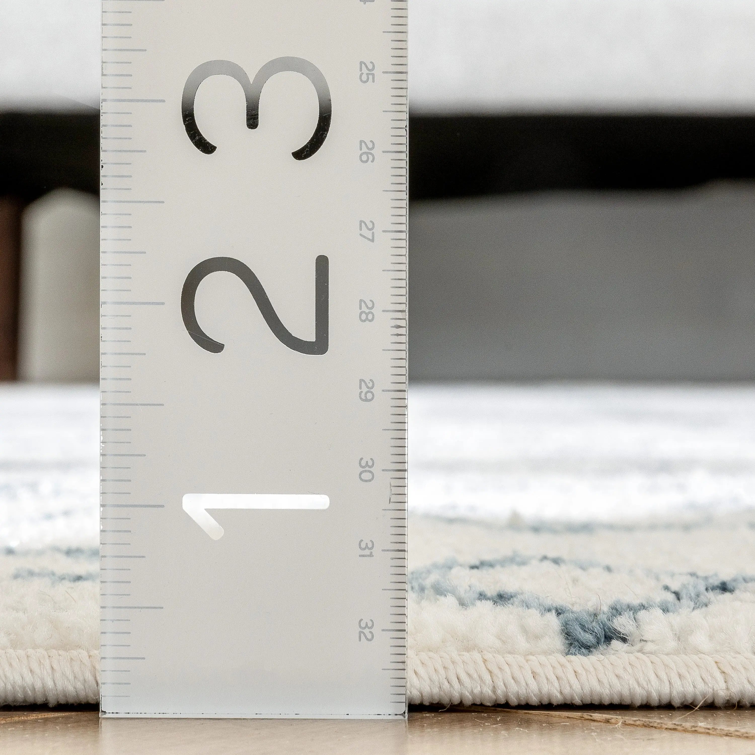 Transistora Nordic Tribal Trellis Pattern Light Blue Ivory Rug、mySite、gigharbornorthrealestate