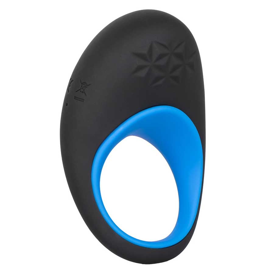 Link Up Max Vibrating Silicone Cock Ring by Cal Exotics Black/Blue、mySite、bottomscart
