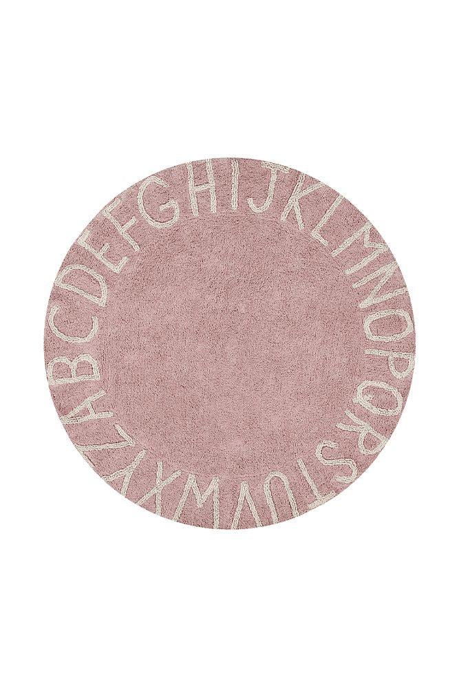 WASHABLE ROUND RUG ABC NATURAL - NUDE、mySite、gigharbornorthrealestate
