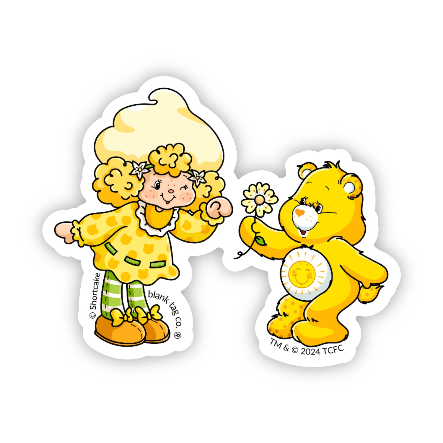  The Lemon Meringue & Funshine Bear Vinyl Sticker Decal、mySite、ghnorth