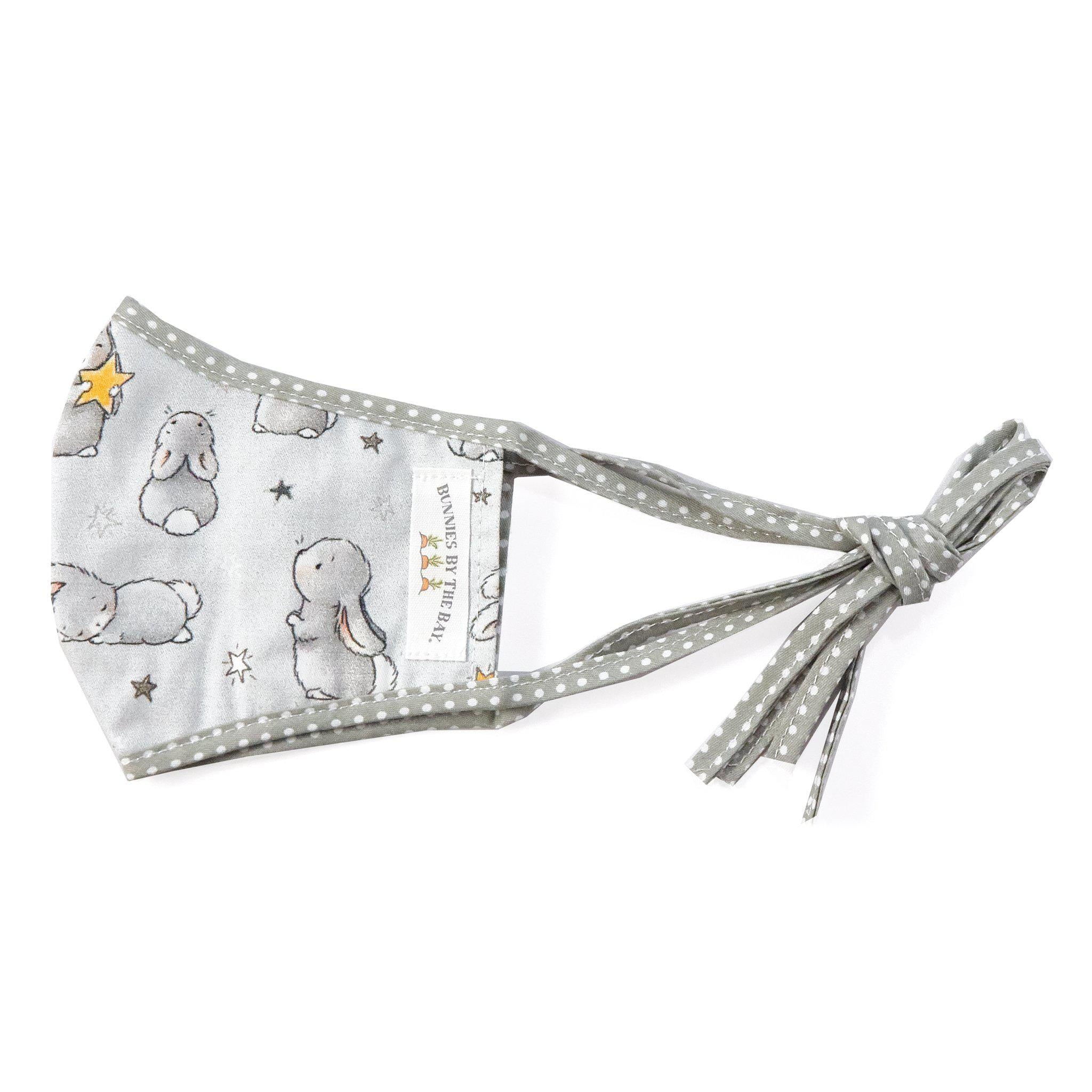 Bloom Bunny with Stars Cloth Face Mask for Adults and Kids、mySite、g9winljtr