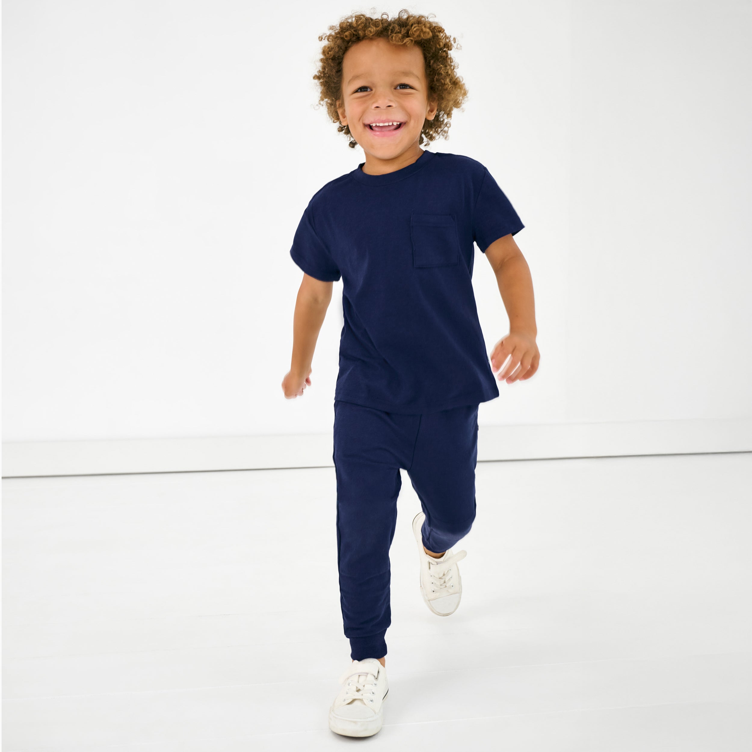 Classic Navy Short Sleeve Relaxed Pocket Tee、mySite、g9winljtr