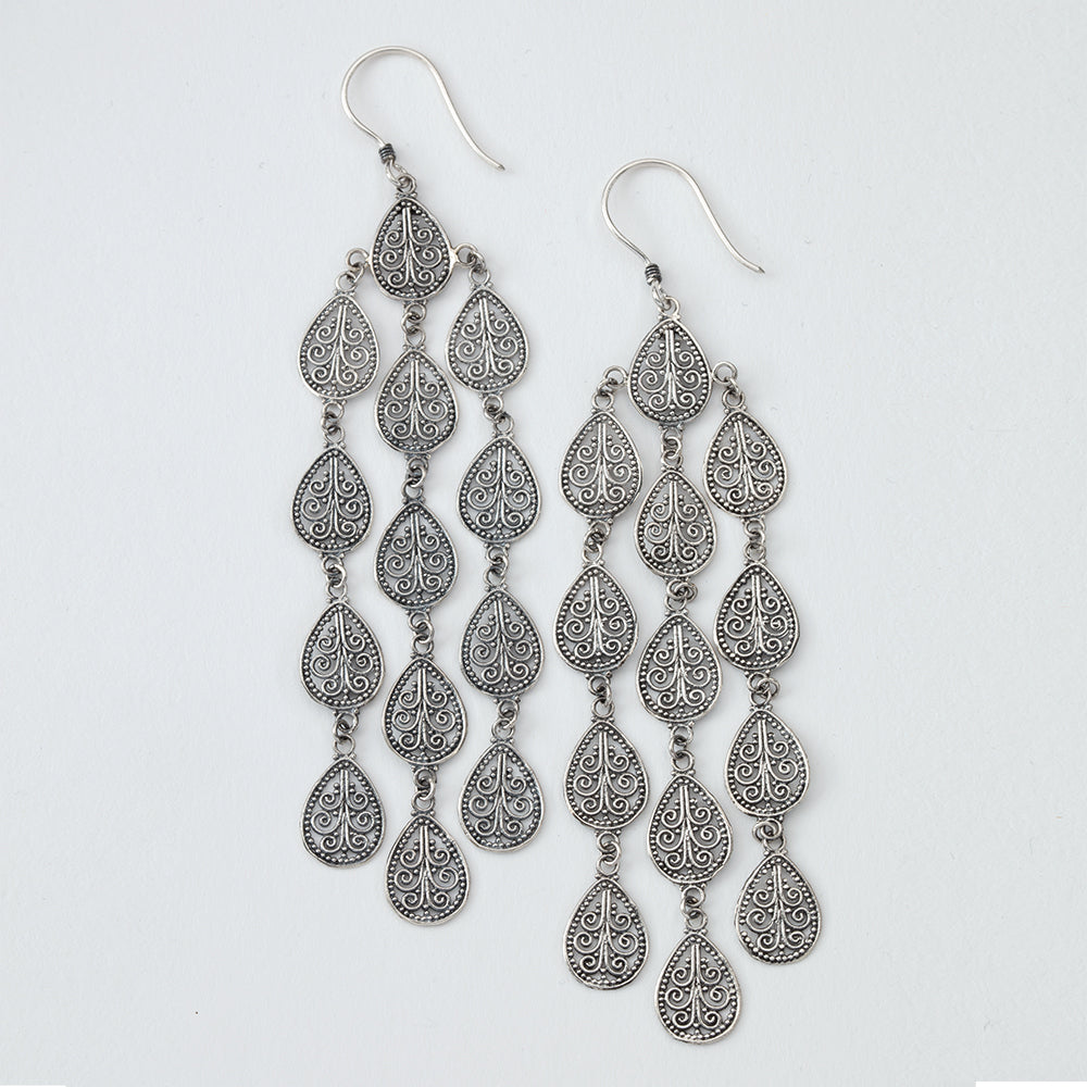 Bodhi Leaf Chandelier Earrings、mySite、topwebapps