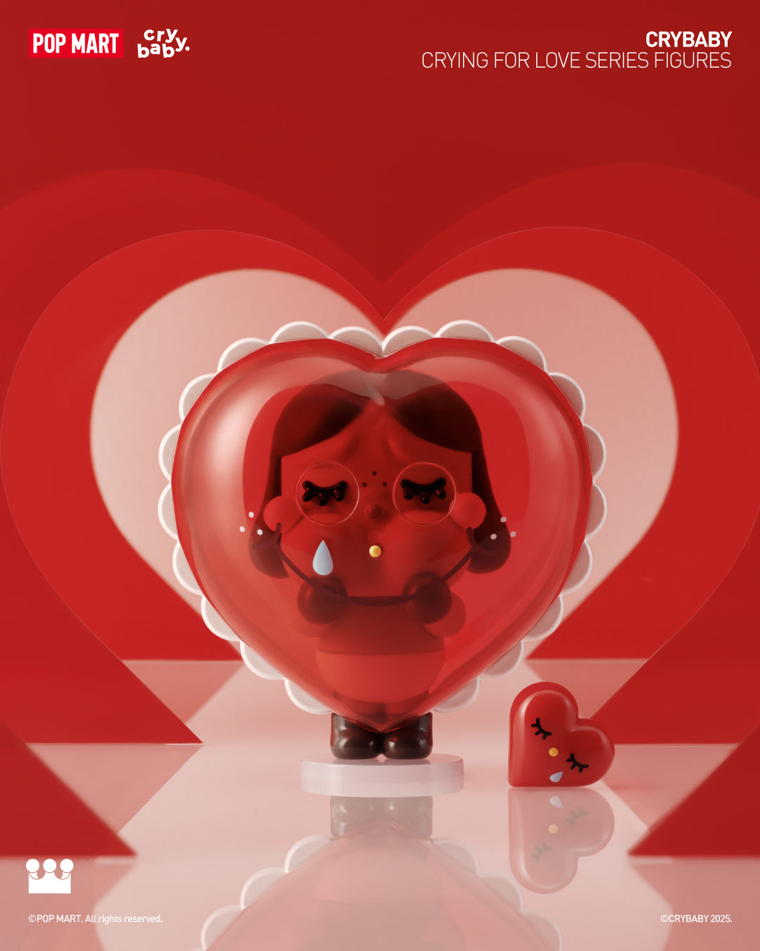  POP MART CRYBABY Crying For Love Series Figures、mySite、greenlandpopulation