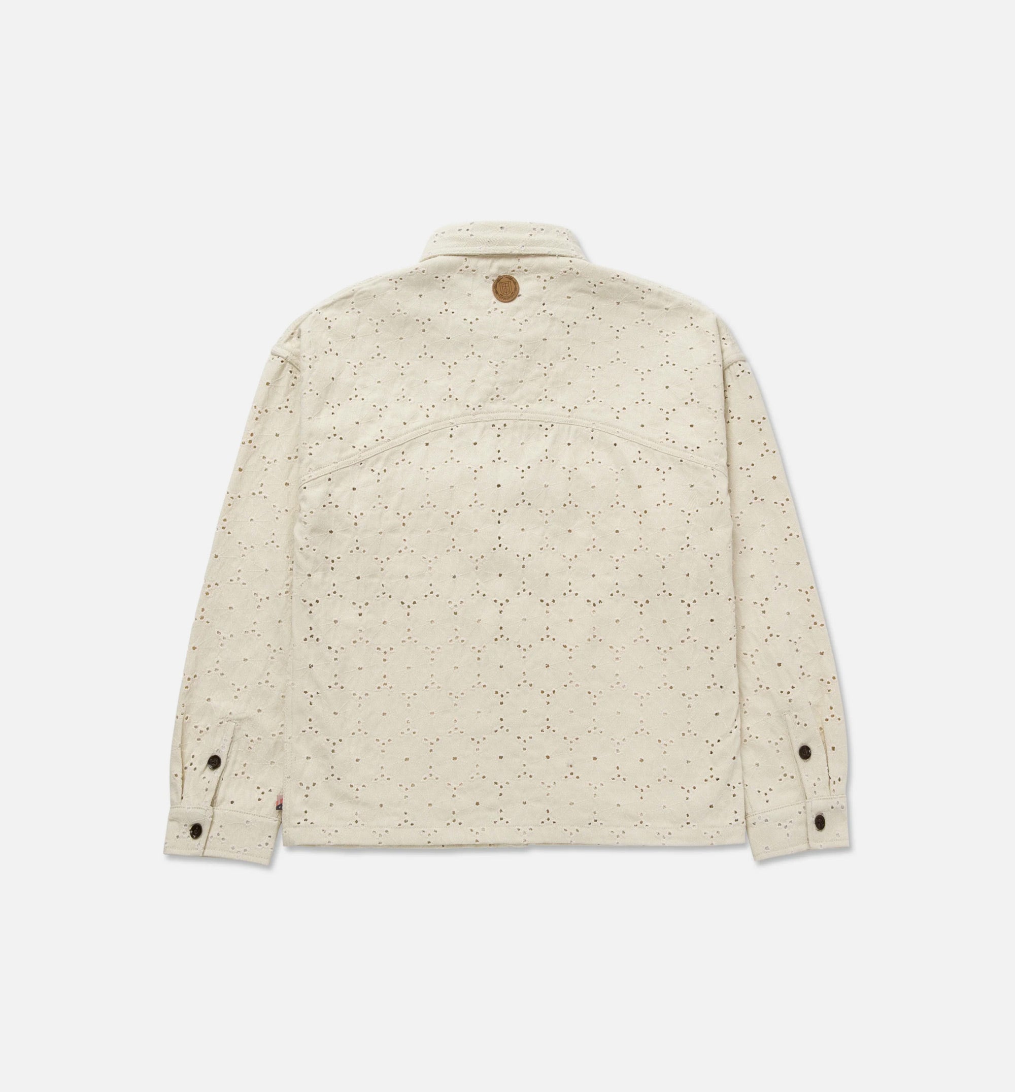 Legacy Eyelet Mens Long Sleeve Shirt - Bone、mySite、dreamappss