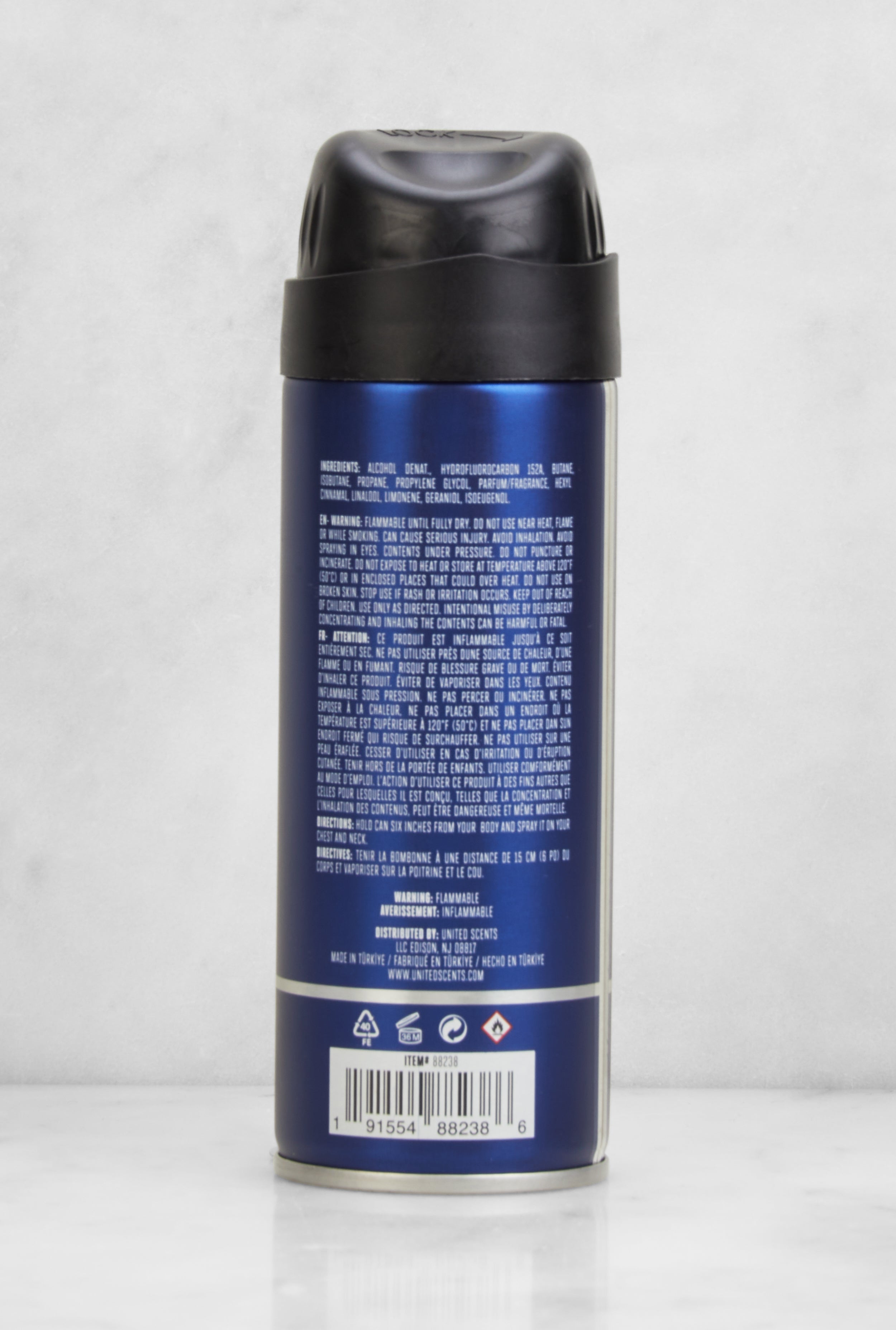 Mens Blue Intense Body Spray、mySite、camillekostekn