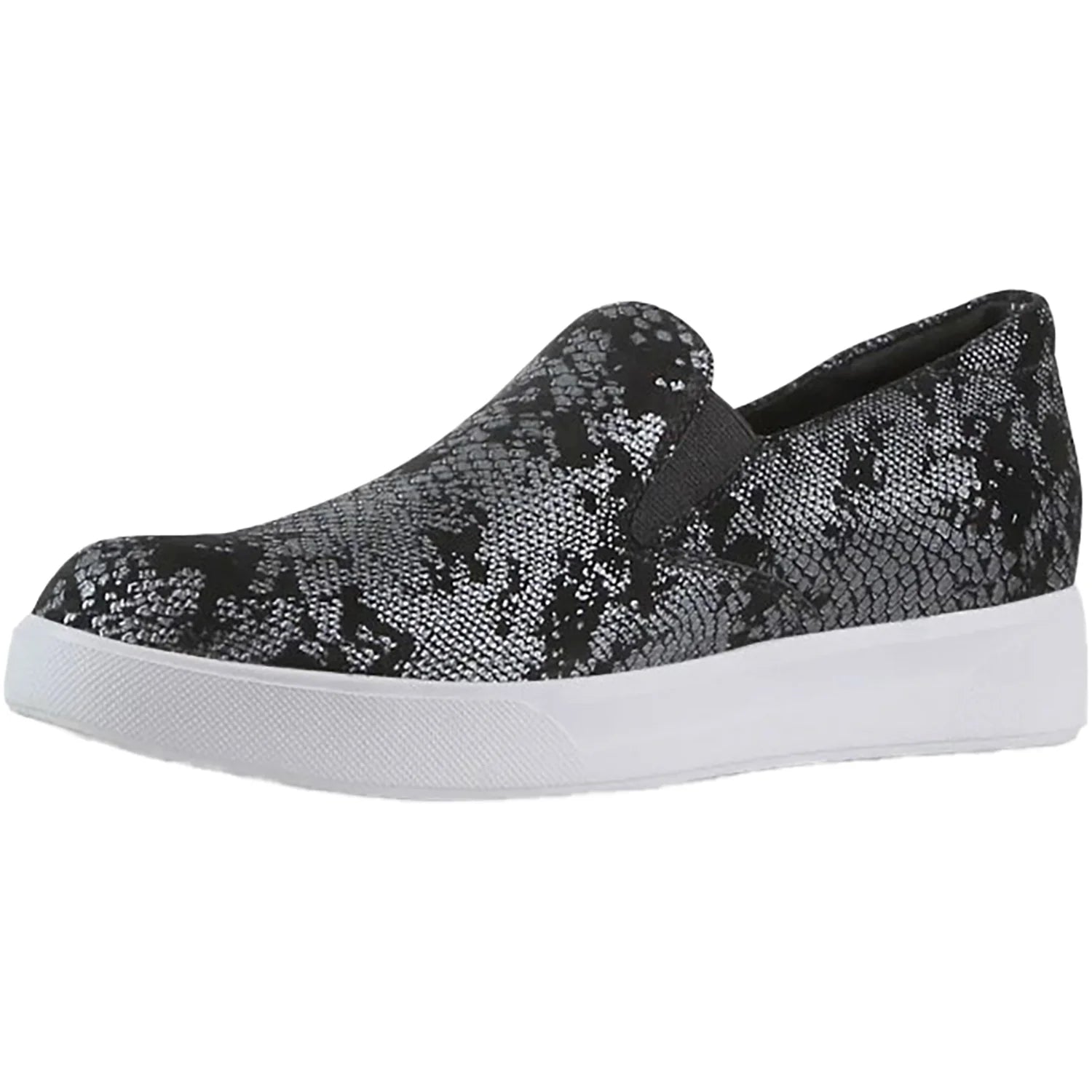  Munro Women's Lennox Slip-On Sneaker - Black Snake Print Suede、mySite、preschool7hills