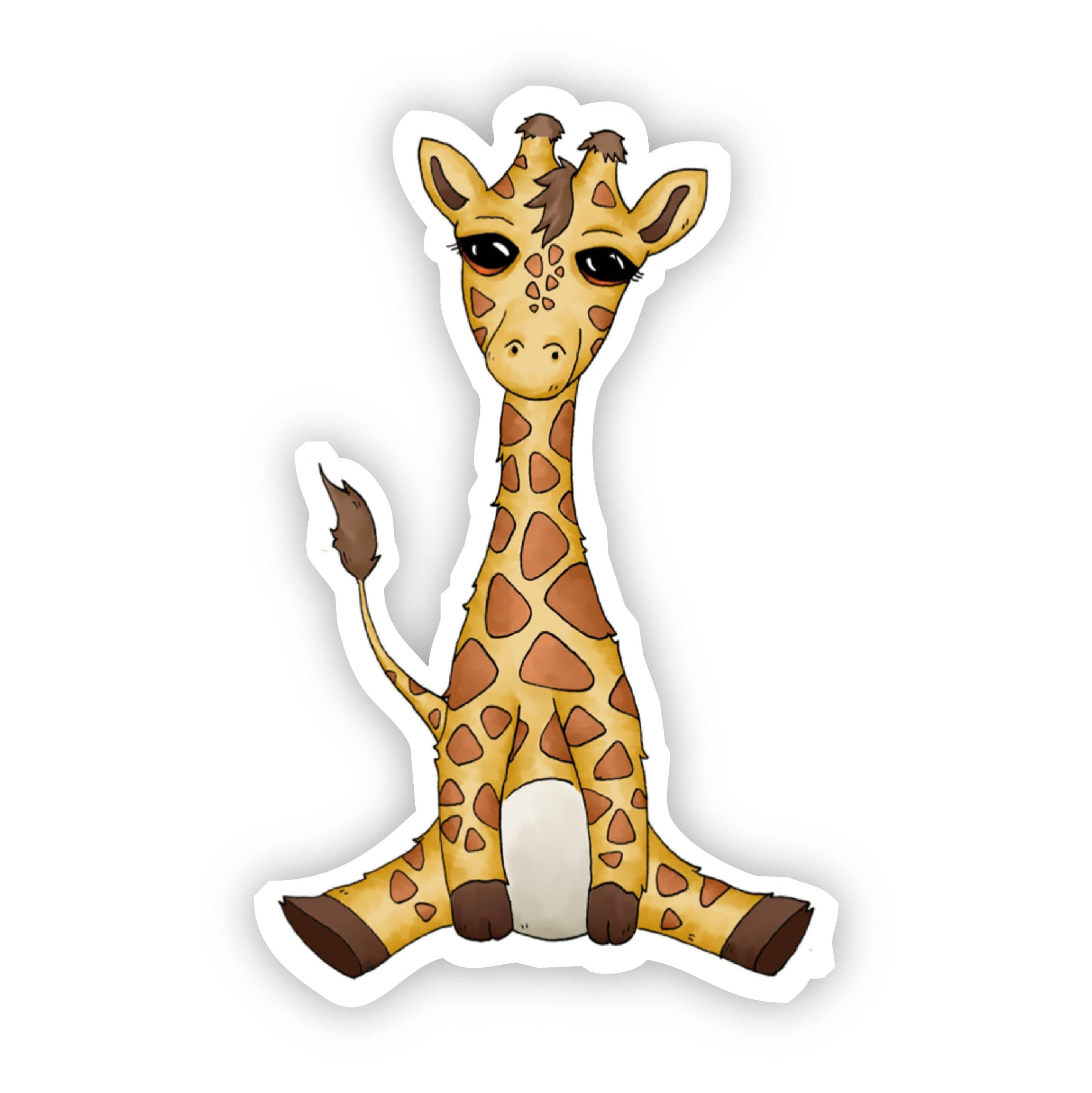  Baby Giraffe Sticker、mySite、elrpsem3k