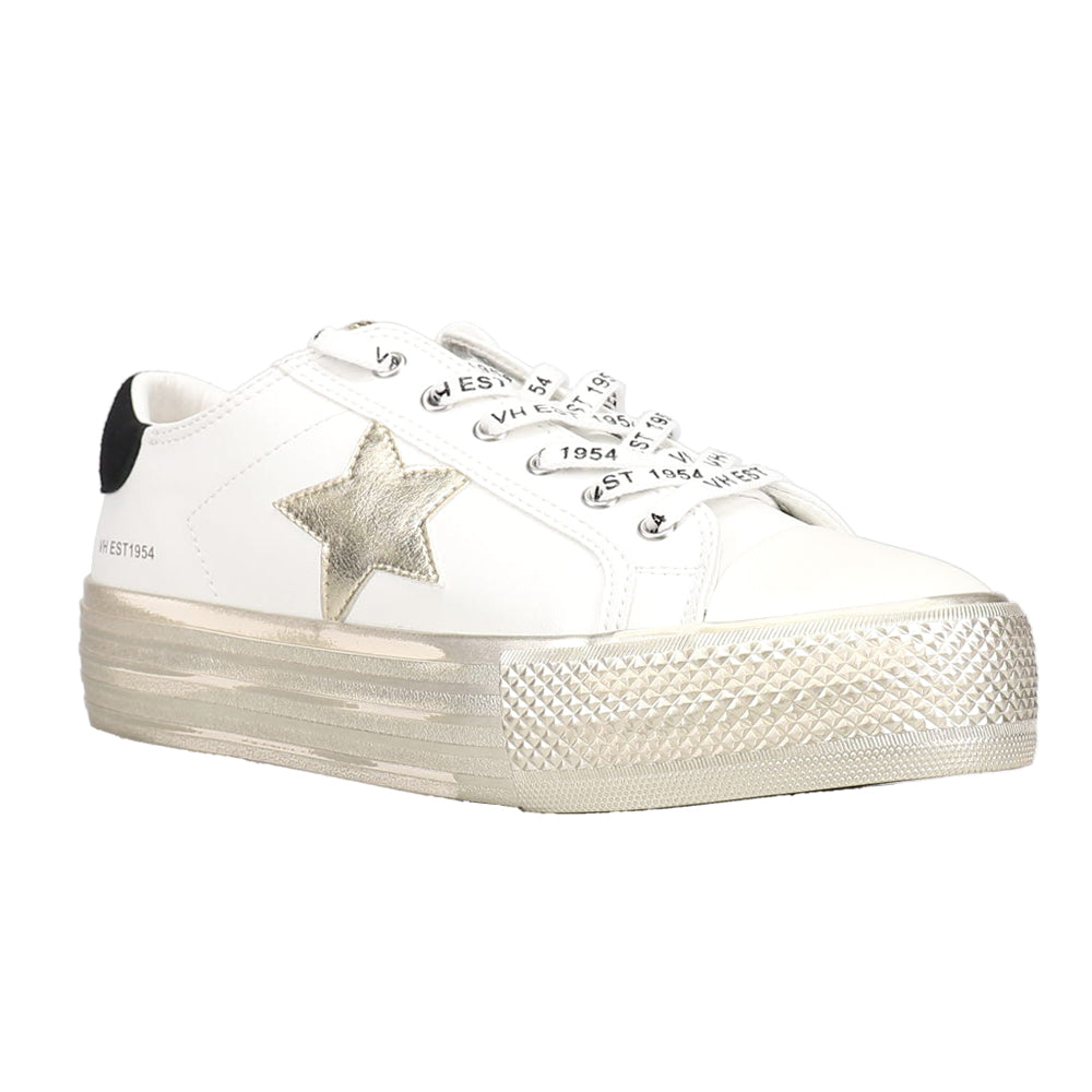 Amaze Metallic Lace Up Sneakers、mySite、gtrtttuynbv