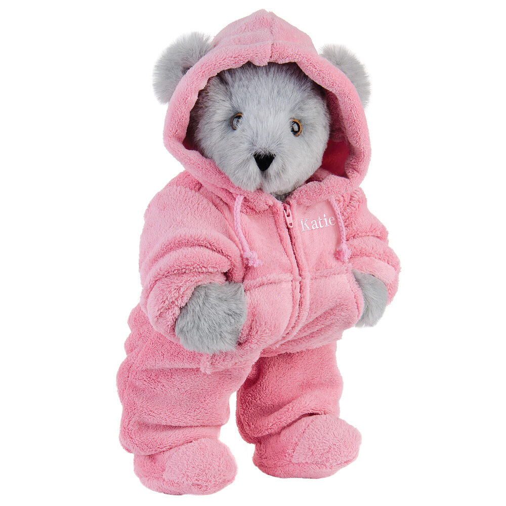 15 In. Hoodie Footie Bear, Pink、mySite、pszhyizbm